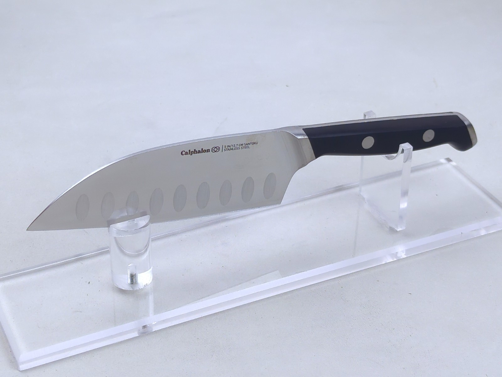 PREMIER by Calphalon 5″ SANTOKU Knife, Dual-Rivet Handle, NEW Style, KN0005E