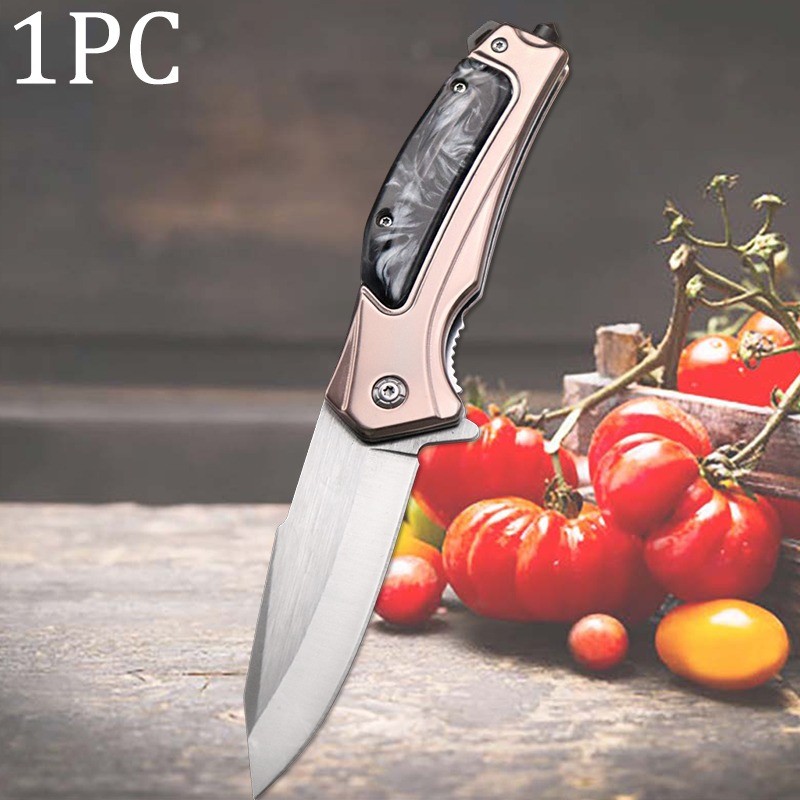4PCS Stainless Steel Barbecue Chef Knife Boning Folding Cutting Knife Set