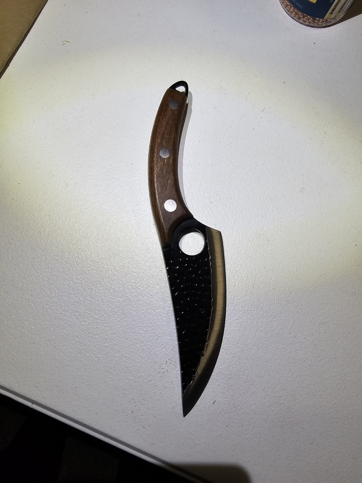 10.5 Inch Brown Handle Heavy Chefs Knife