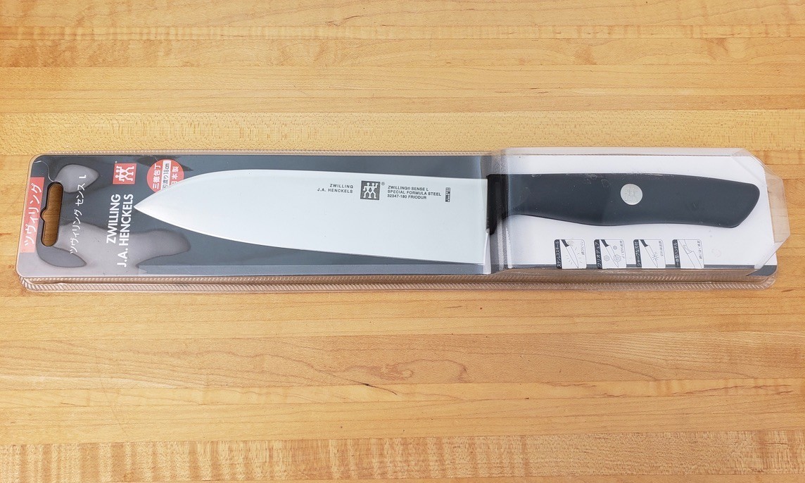 Zwilling J.A. Henckels Sense L 7″ Santoku Chef Knife New in Package 18 cm Japan