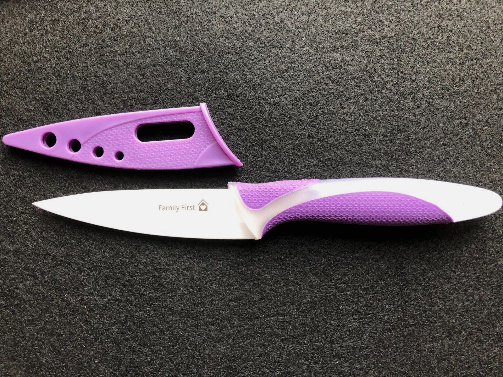 Ceramic Knife Set 6 “Chef Knife and 4” Paring Knife with Extra Thicker Blade