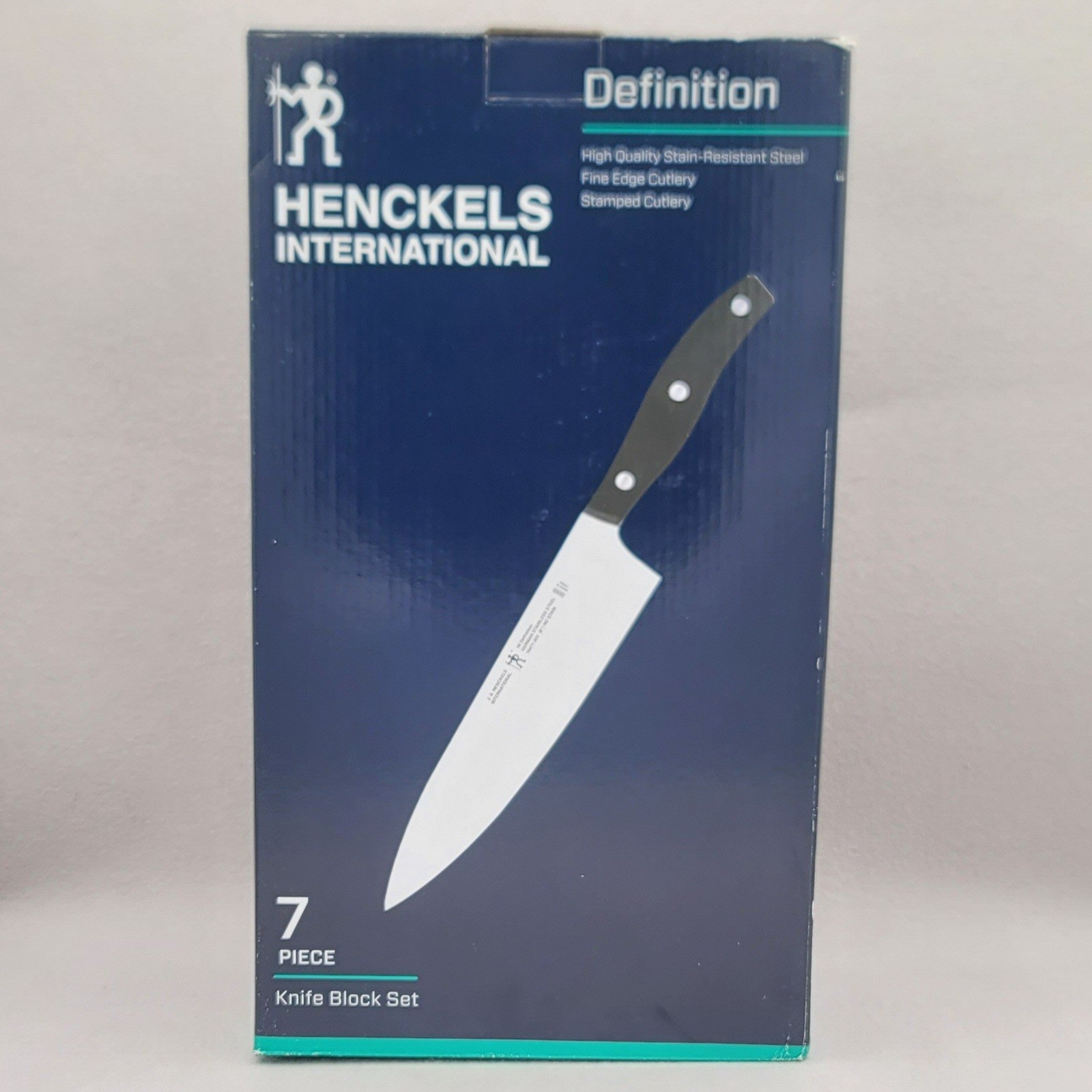 Henckels International Definition 7 Piece Knife Block Set 19483-107 New