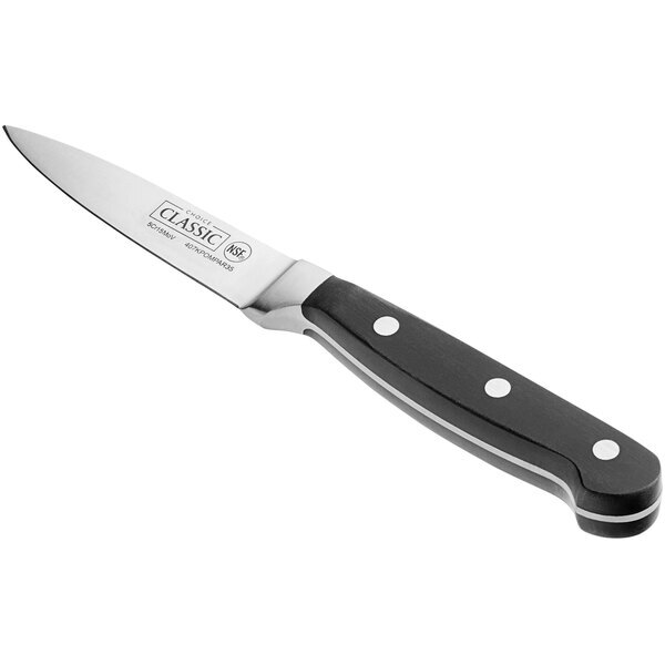 Choice Classic 3 1/2″ Smooth Edge Paring Knife with POM Handle