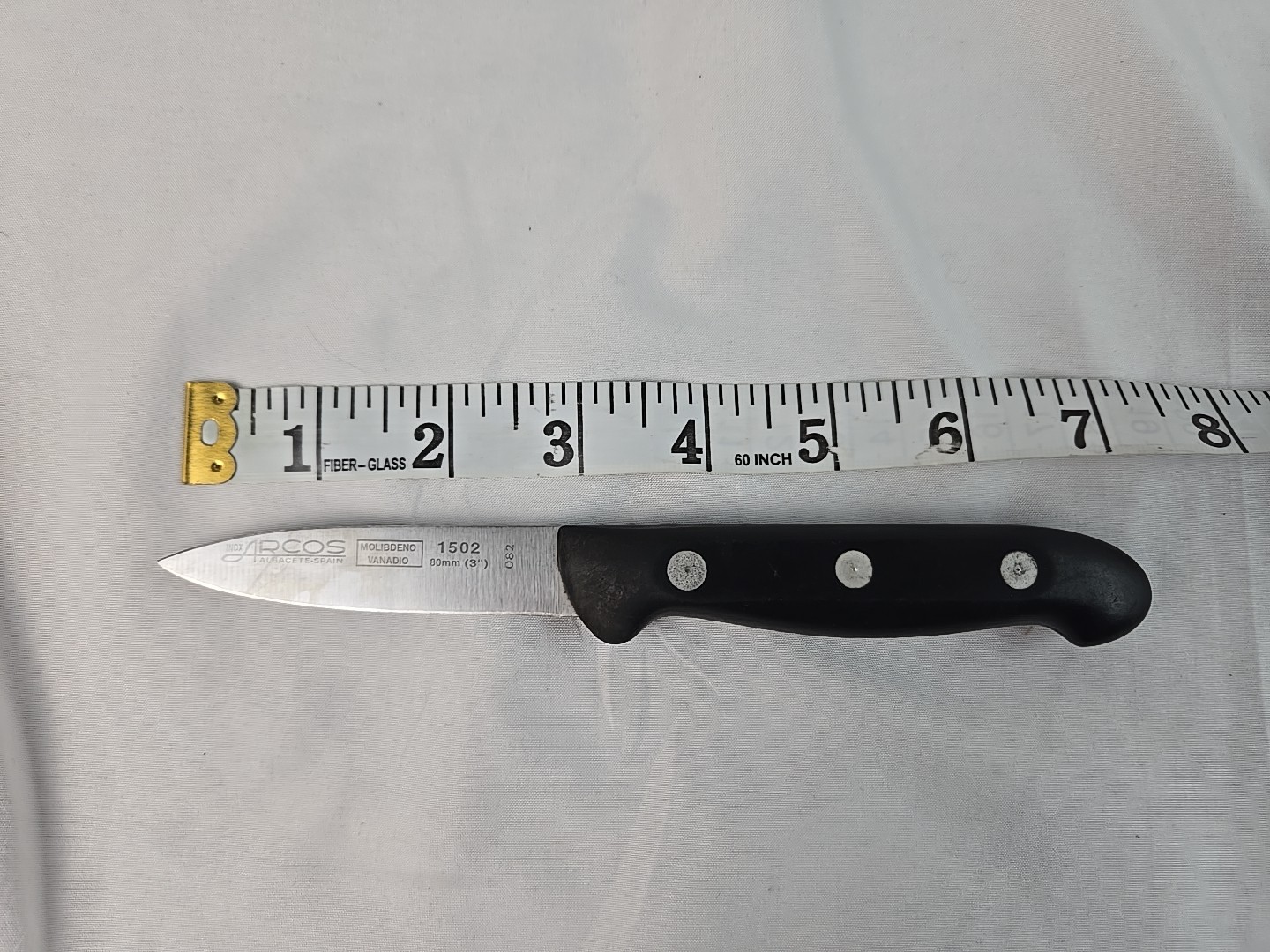 Arcos 80mm 1502 3″ Black Handled Knife