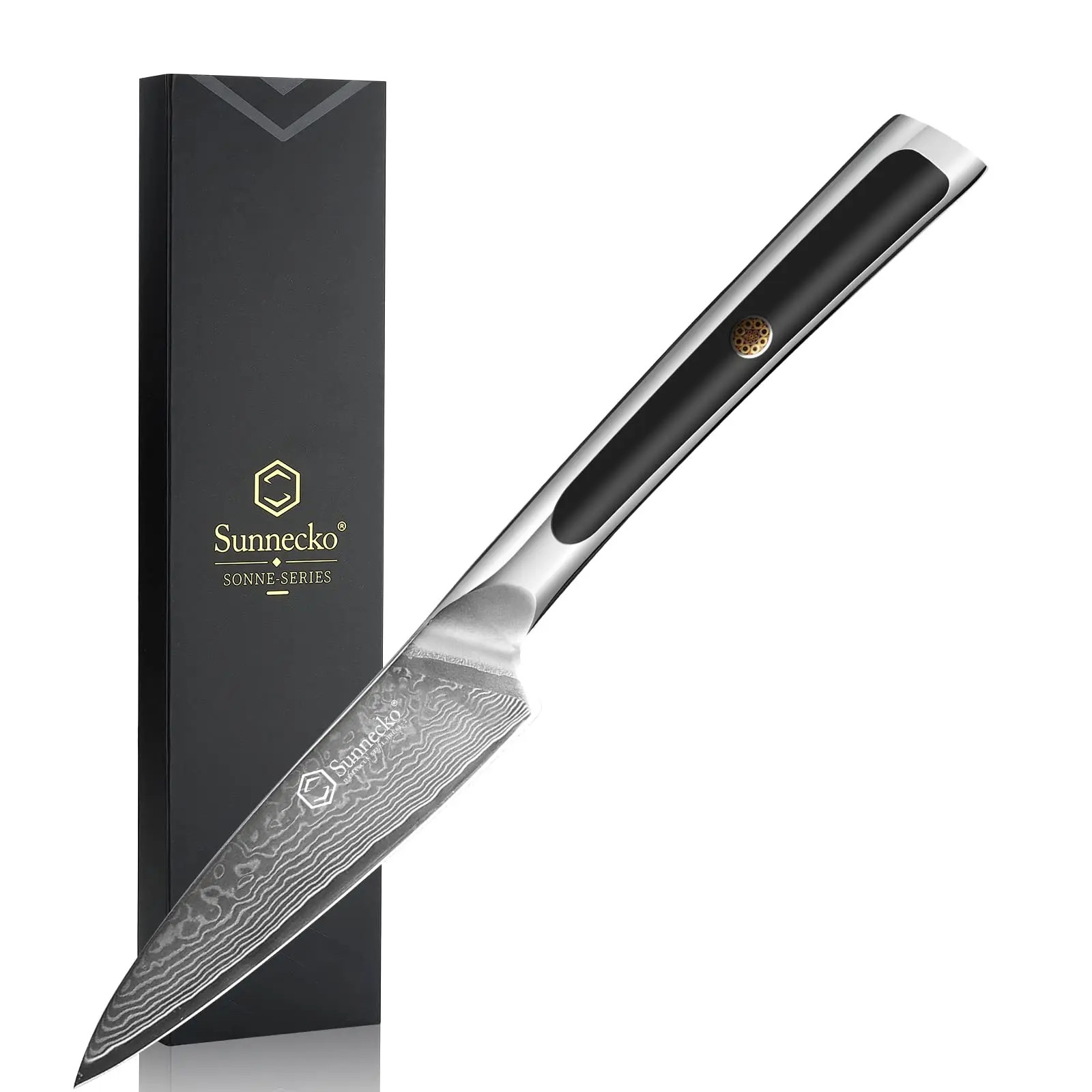 Sunnecko Damascus Steel Chef Knife Set 67-Layer VG10 HRC60+ Kitchen Knives