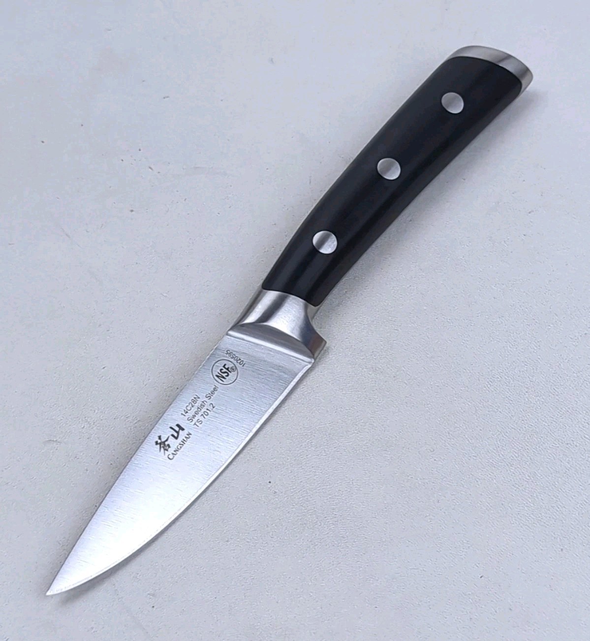 CANGSHAN TS Series 3.5″ PARING Knife, Forged 14C28N SWEDISH Steel, #1020595
