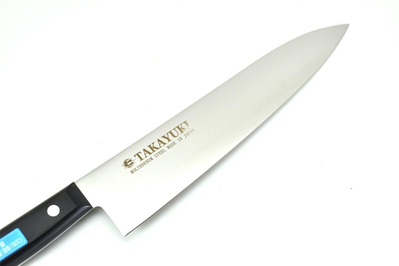 Sakai Takayuki Molybdenum Steel, Gyuto Knife Antibacterial PC Handle