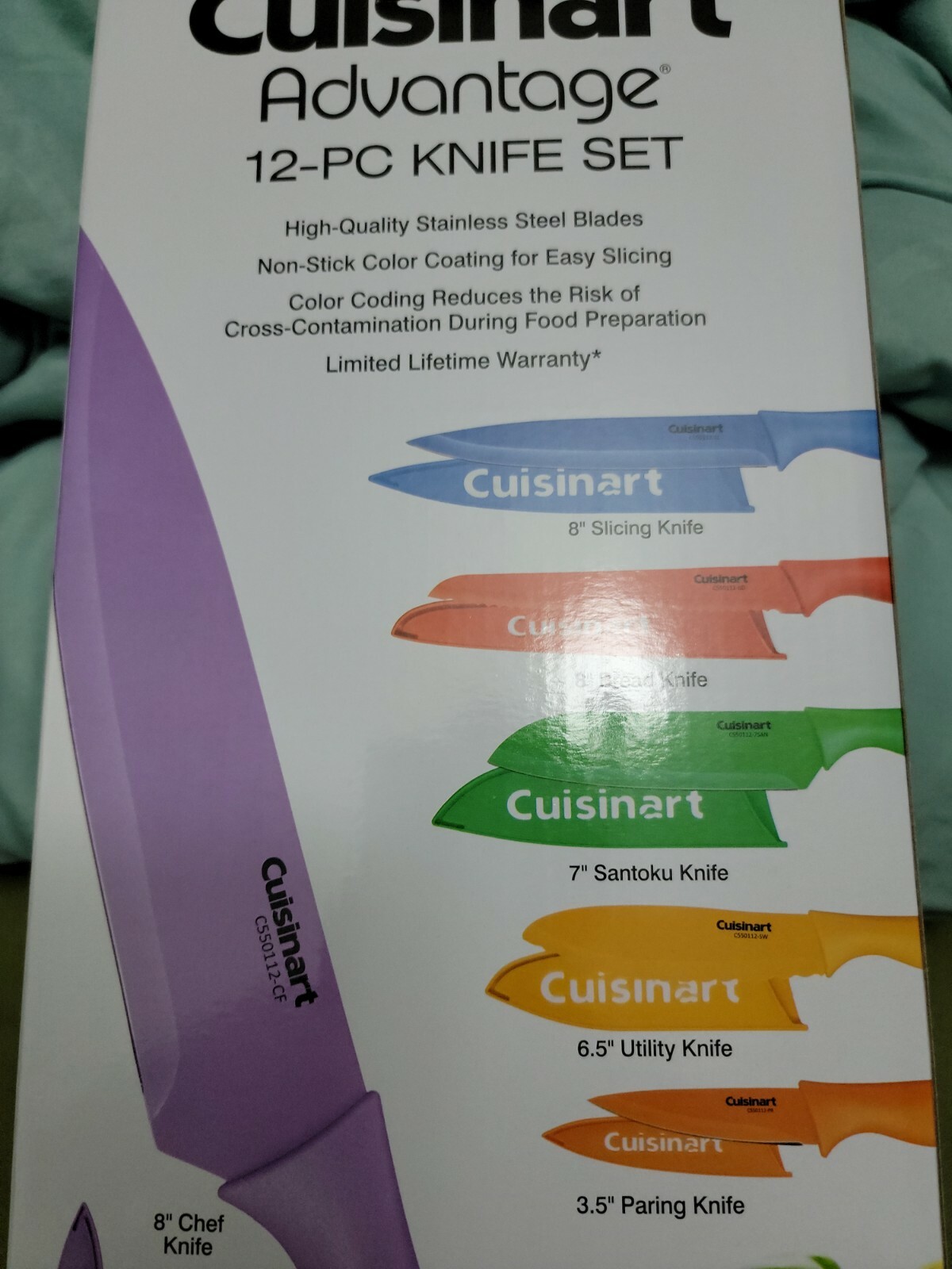 Cuisinart Advantage – 12 PC Knife Set – Multi Color