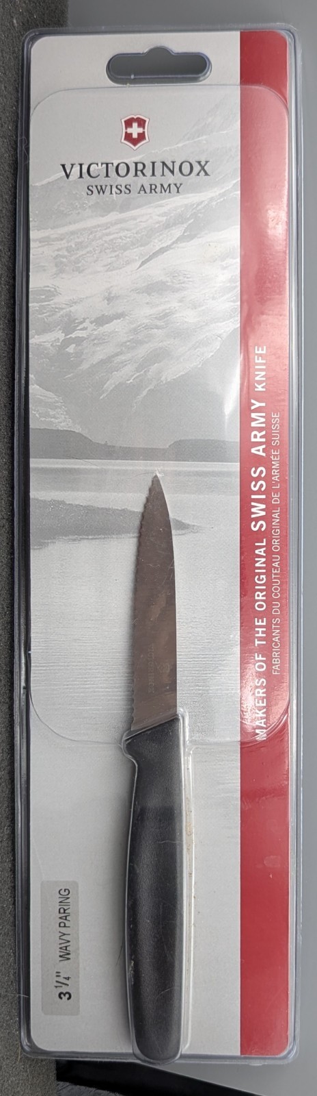 Victorinox Wavy Paring Knife Swiss Army 3 1/4″ Mirror Polished Finish – NEW