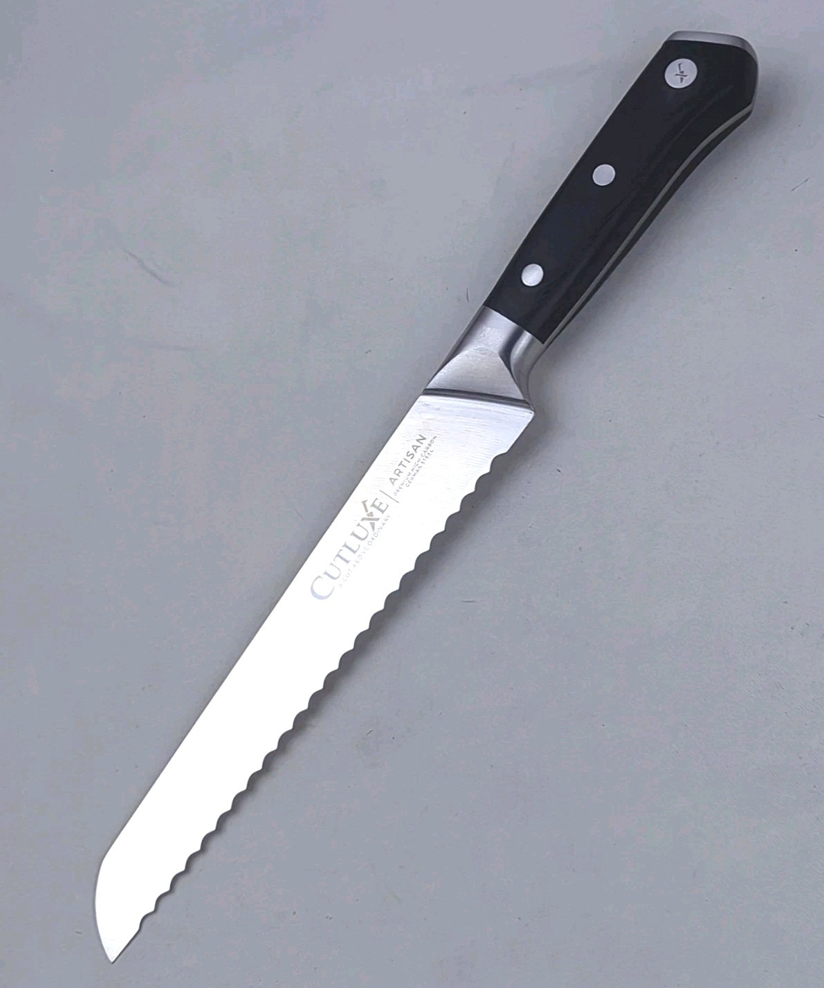 CUTLUXE 8″ BREAD Knife, ARTISIAN Series, FORGED German HIGH-CARBON Steel, NEW