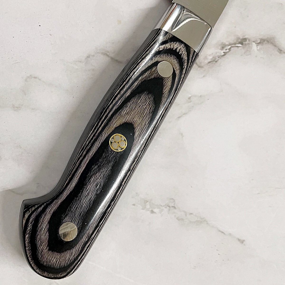 Chef Knife Set 11 & 12 inch German Steel Pakkawood Handle Kitchen Cutlery
