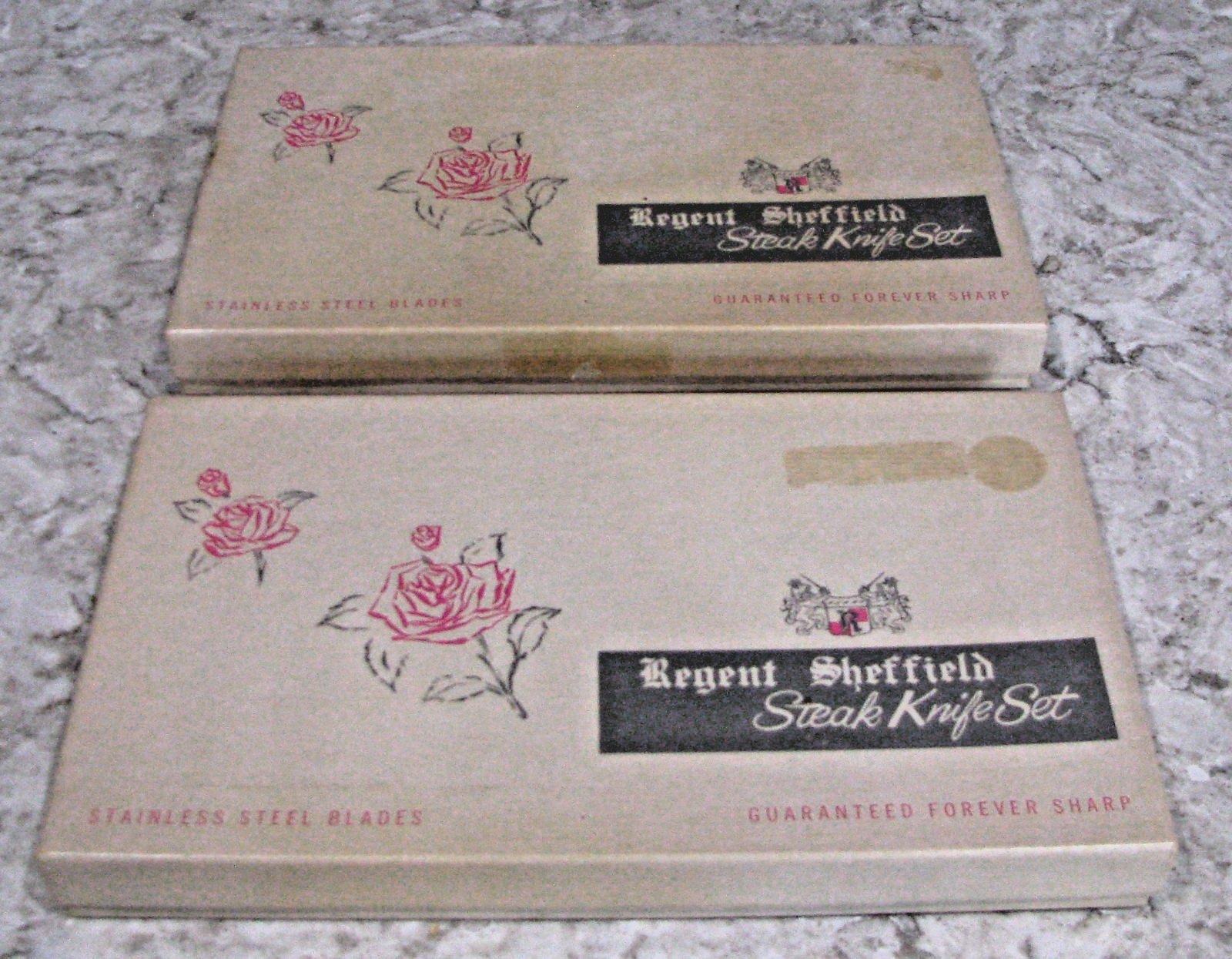 Regent Sheffield Steak Knife Set, Serrated Stainless-Steel Blades, Set of 6, USA