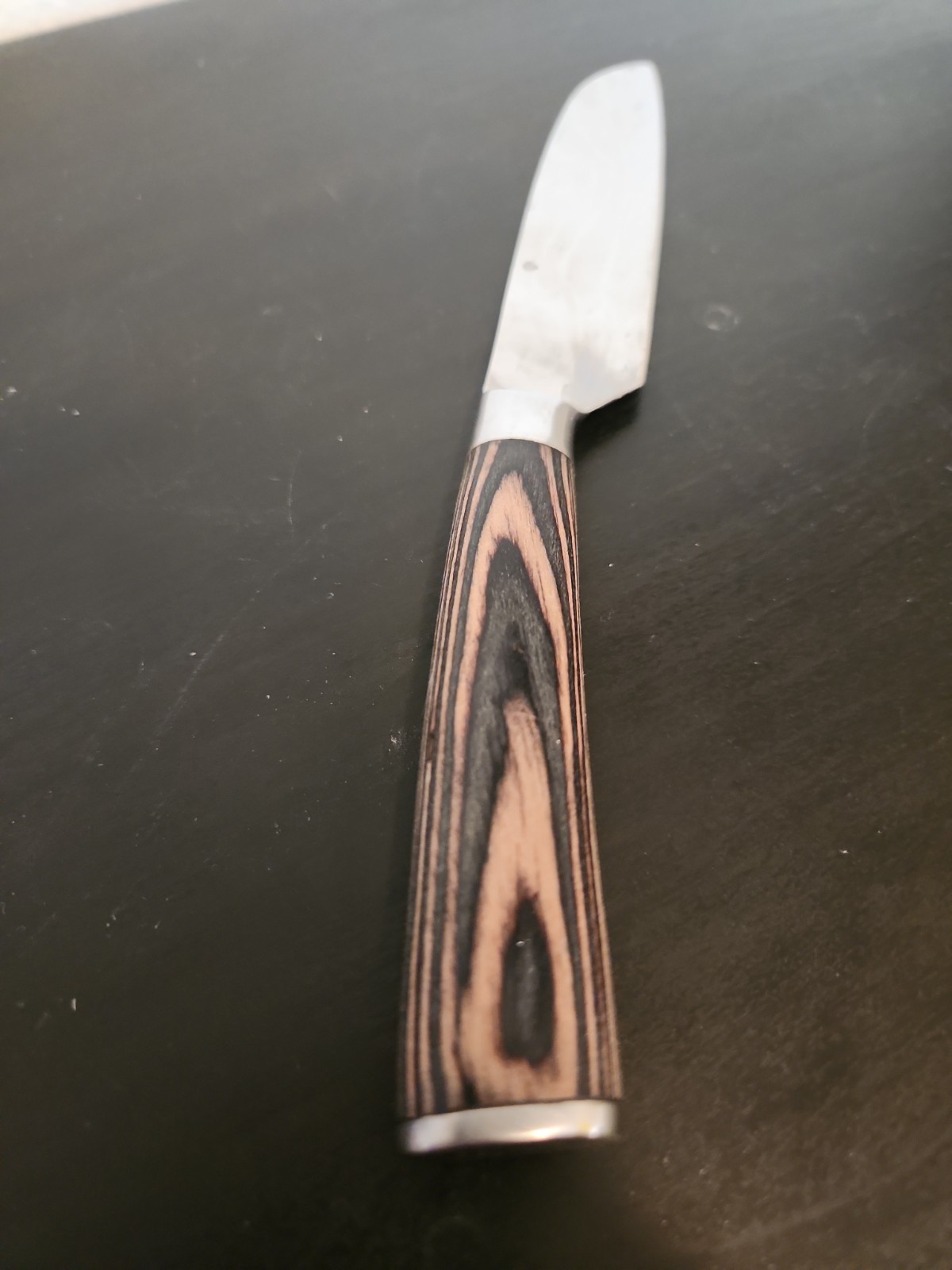 HIGH QUALITY DURABLE 6″ STAINLESS STEEL KNIFE WITH POLISHED WOOD HANDLE