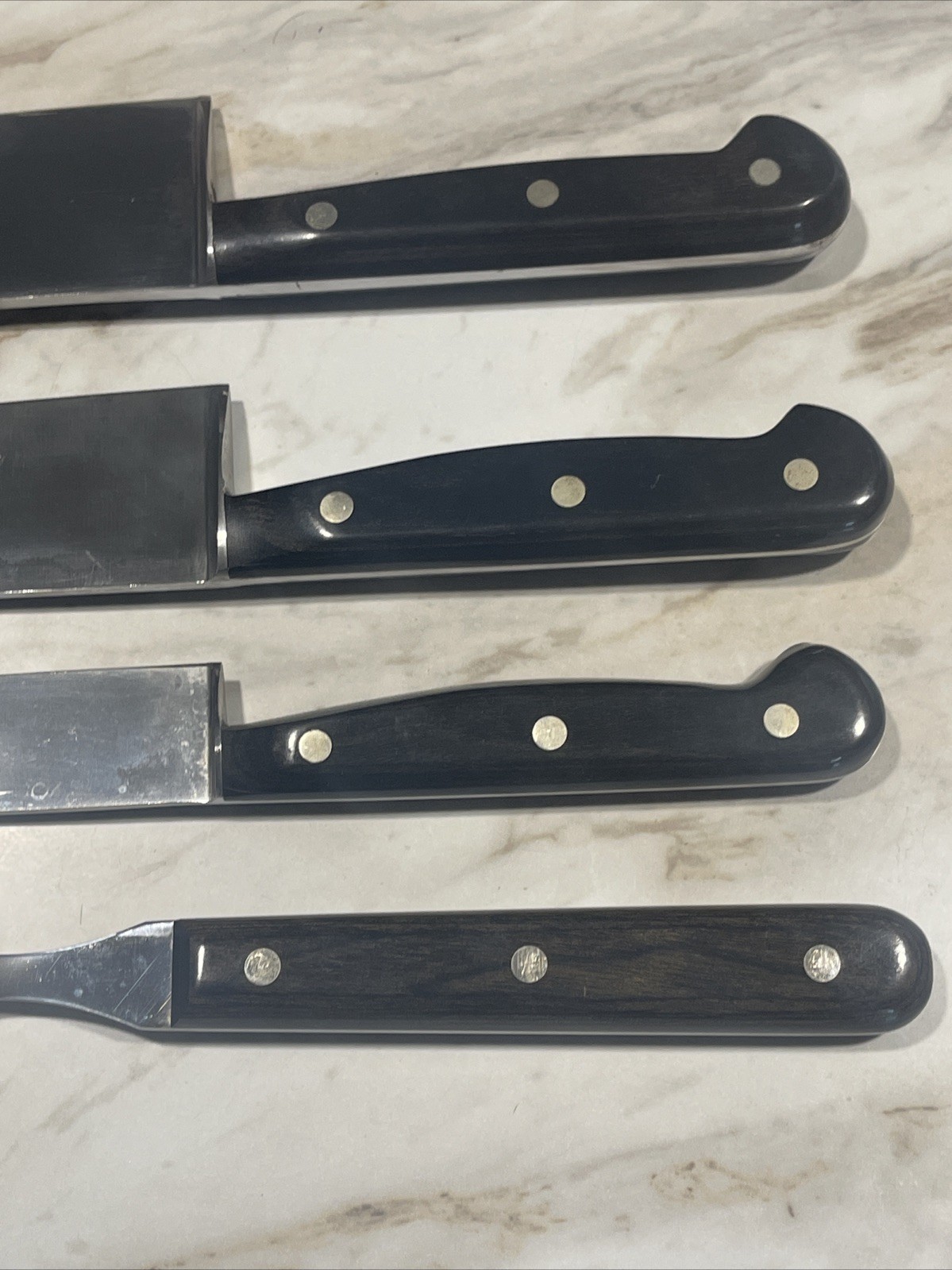 WR Case & Sons Cutlery Gourmet Chef Kitchen Knife 102-10/8/6 SS Triple Rivet Set
