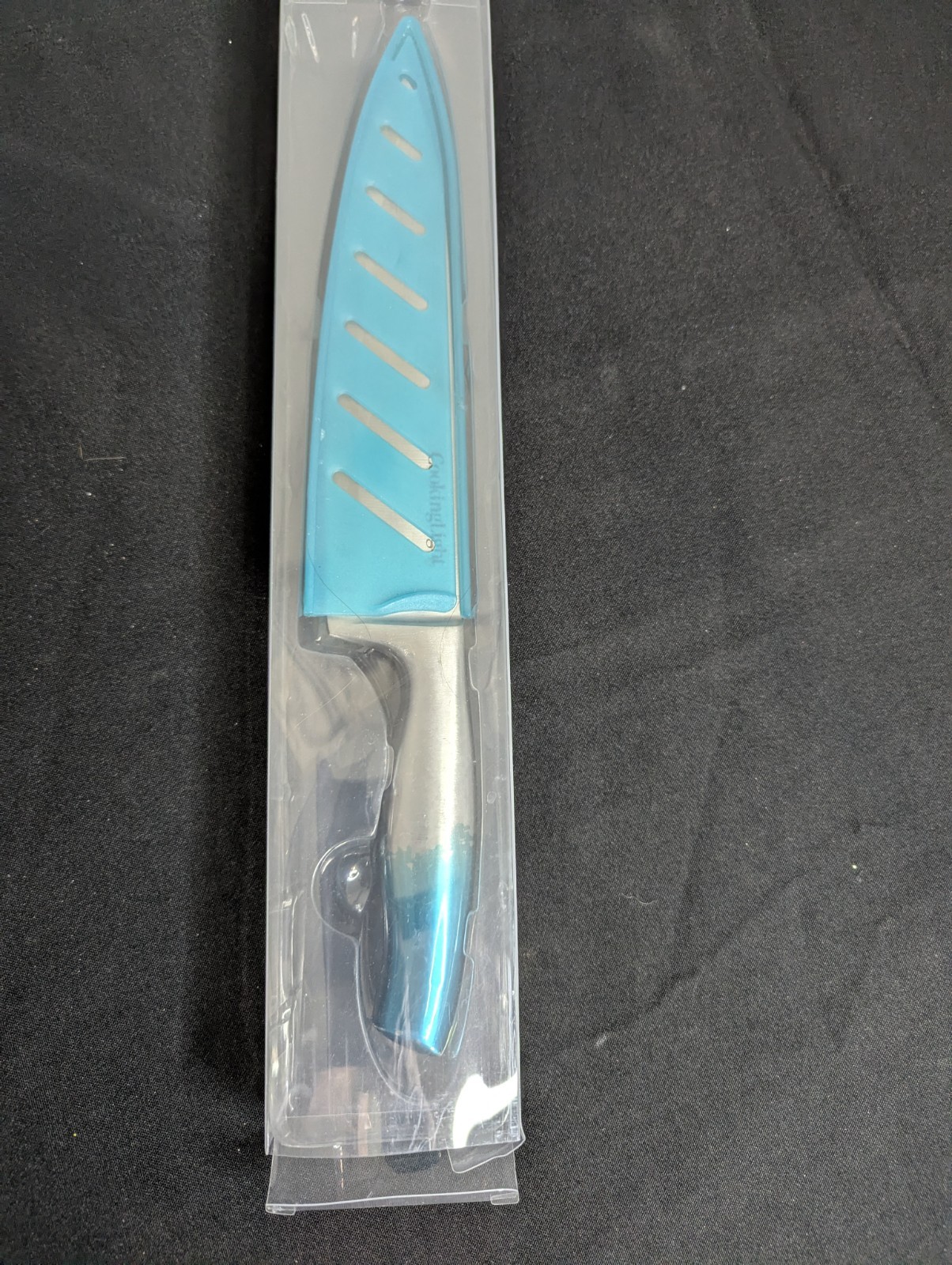 Cooking light 13″ chefs butcher kitchen knife teal