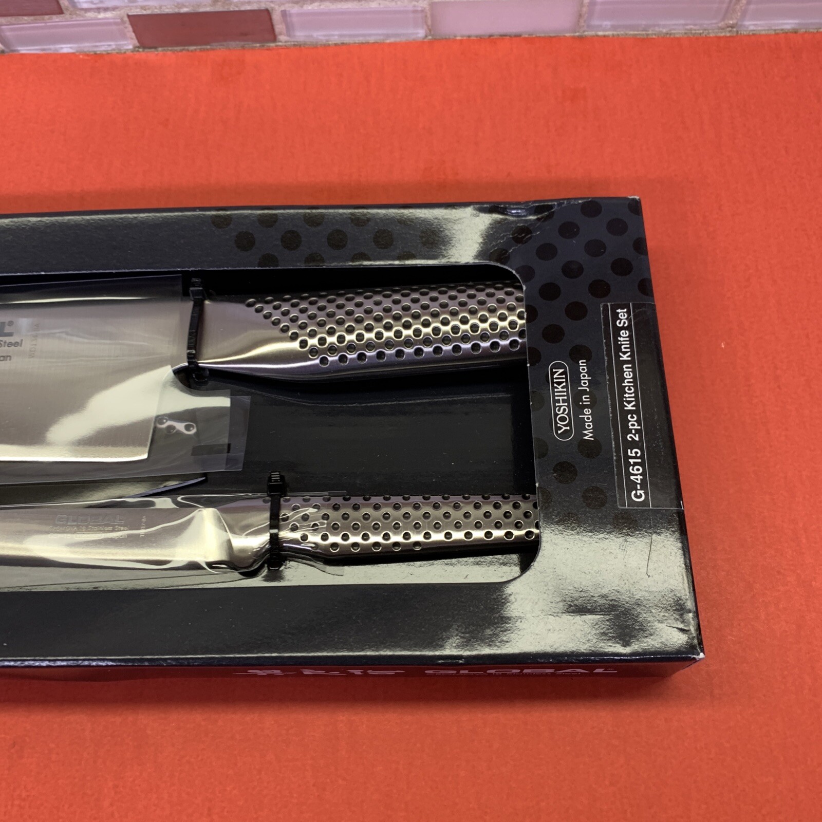Global G-4615, 2 Piece Kitchen knife set Made in Japan.perfect Gift