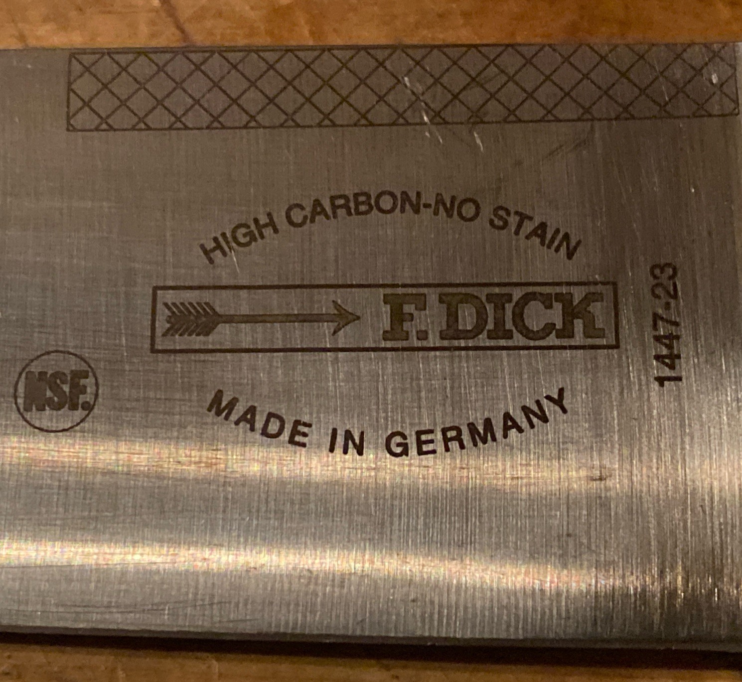 F. Dick 9-inch Stainless Steel Chef’s Knife #1447-23 Competition Made In Germany