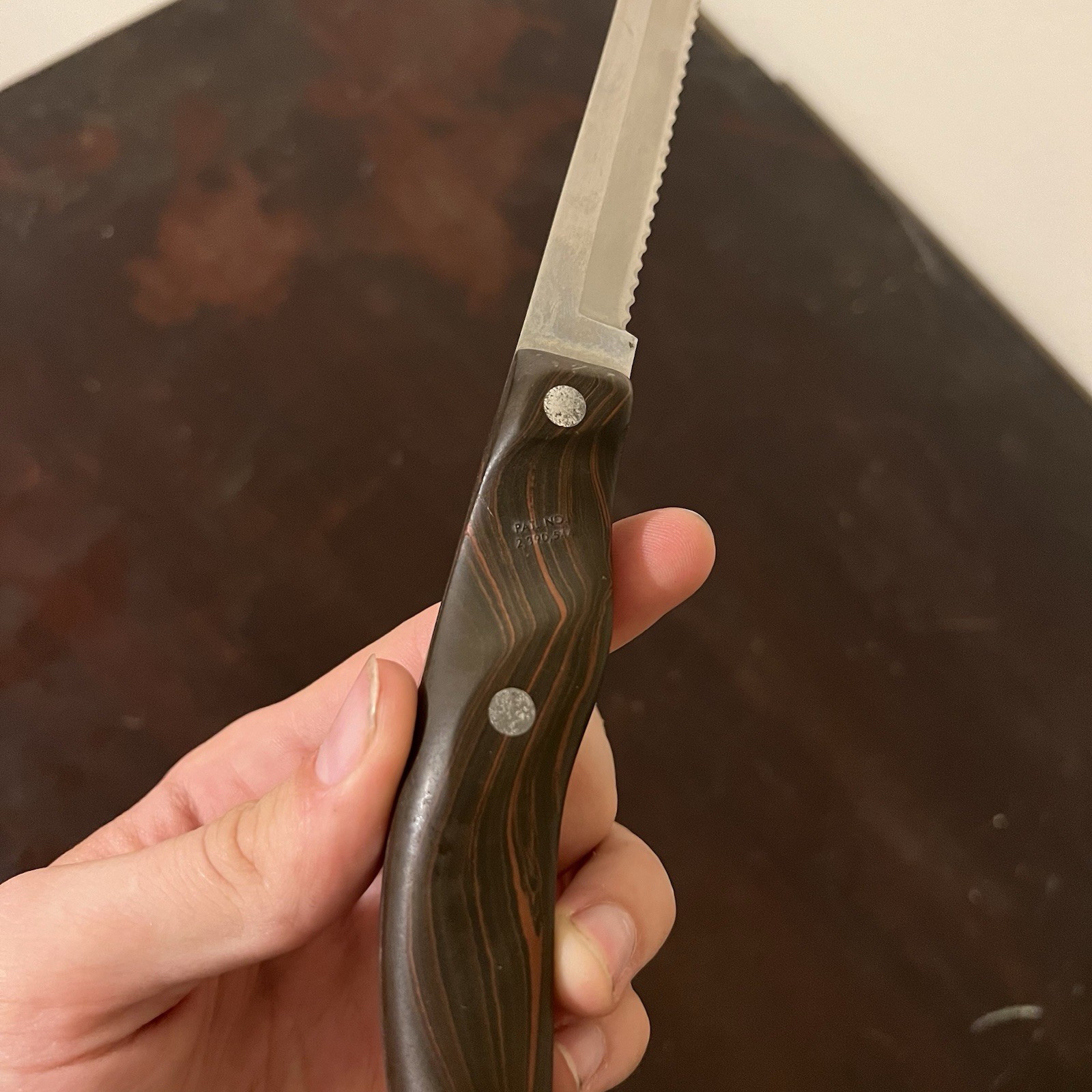 CUTCO 1024 DD Bread Knife Sharp Classic/Brown Needs Sharpen