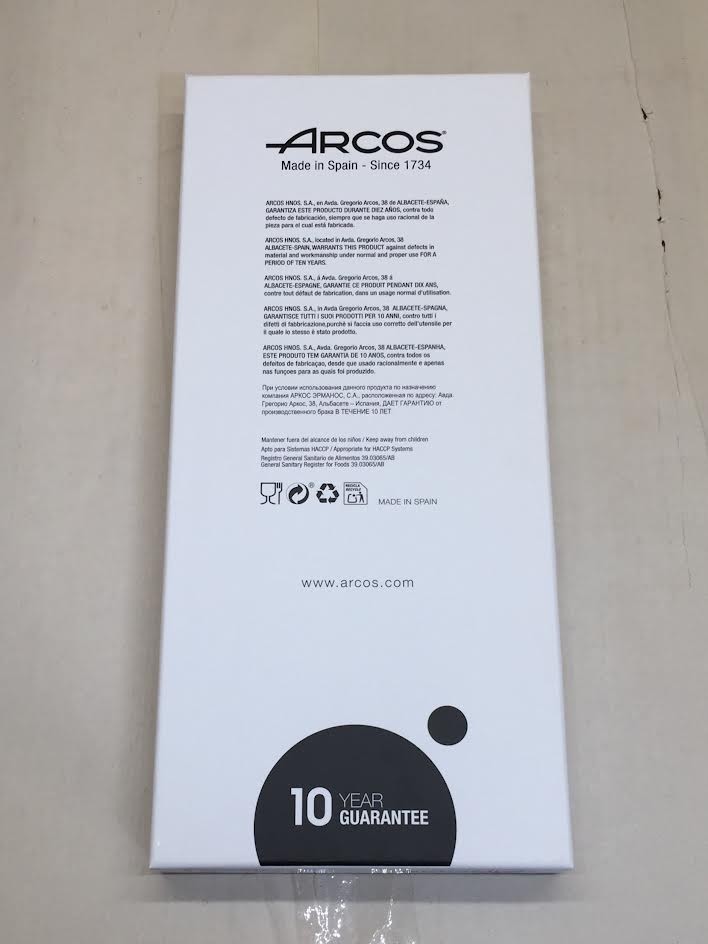 Arcos Ktichen Knife Set 3 Pieces Forged Stainless Steel