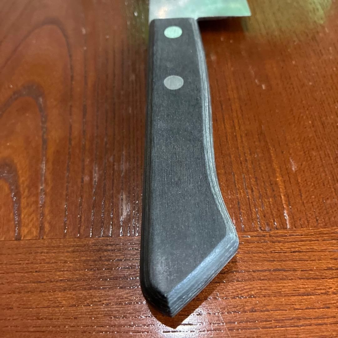 Japanese Santoku Kitchen Knife Sakai Kunisaku Forged Multi Purpose Tool 165mm
