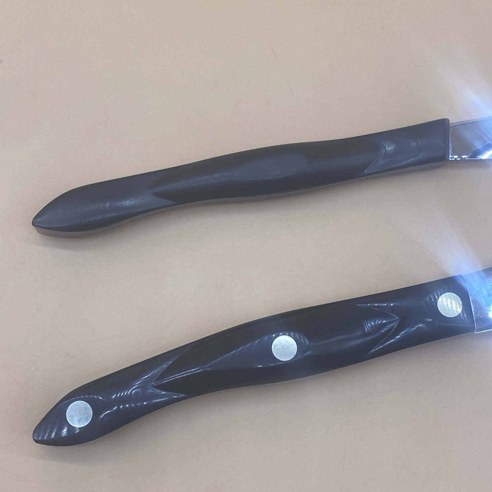 Cutco Knife Gift Set Spreader 1768 & Table Knife 1759 Rough Box READ!