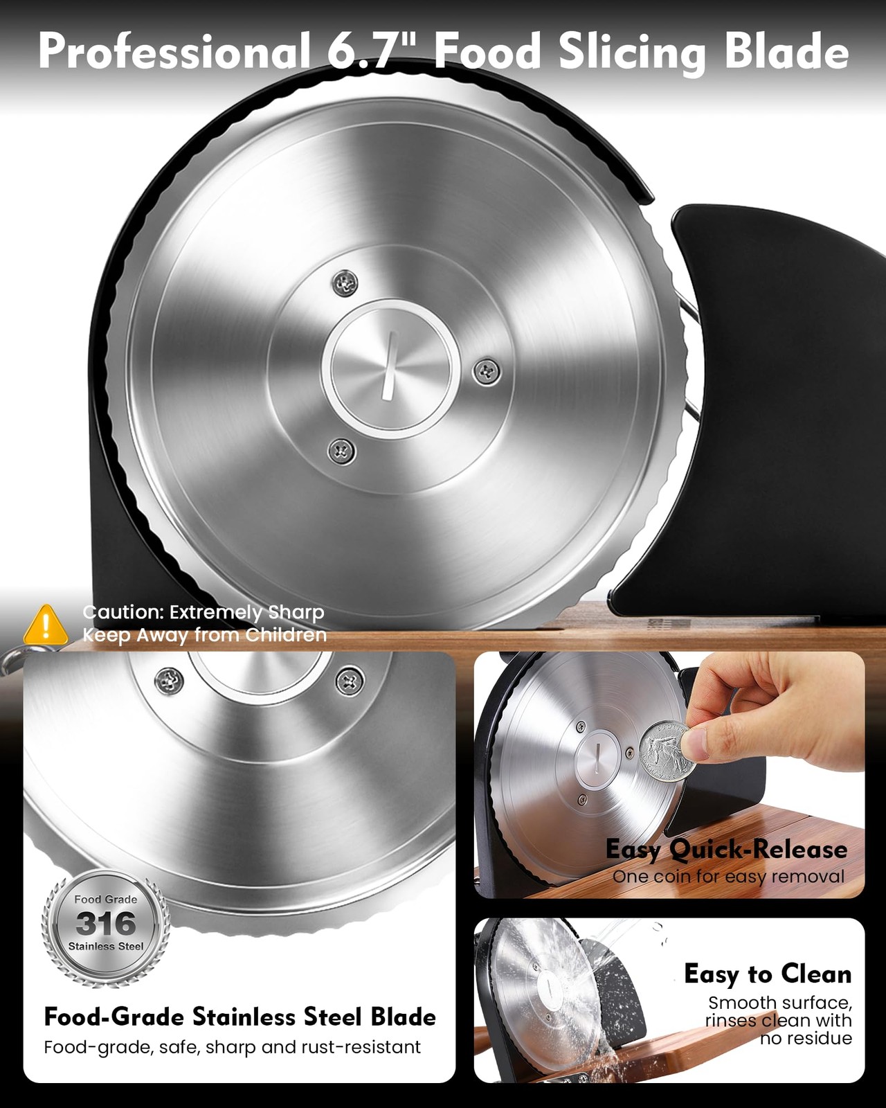 Foldable Manual Bread Slicer, Adjustable Slice, Hand-Cranked Bread Slicer wit…