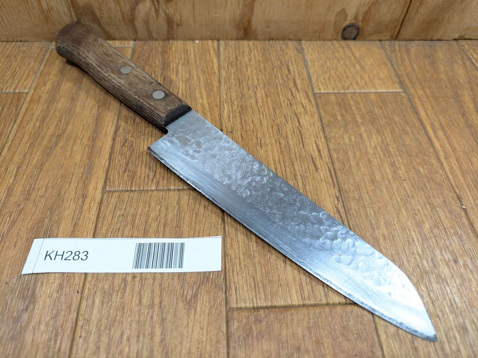 DAMAGED Japanese Chef’s Kitchen Knife SANTOKU Vintage UNSUI JPN 158/285mm KH283