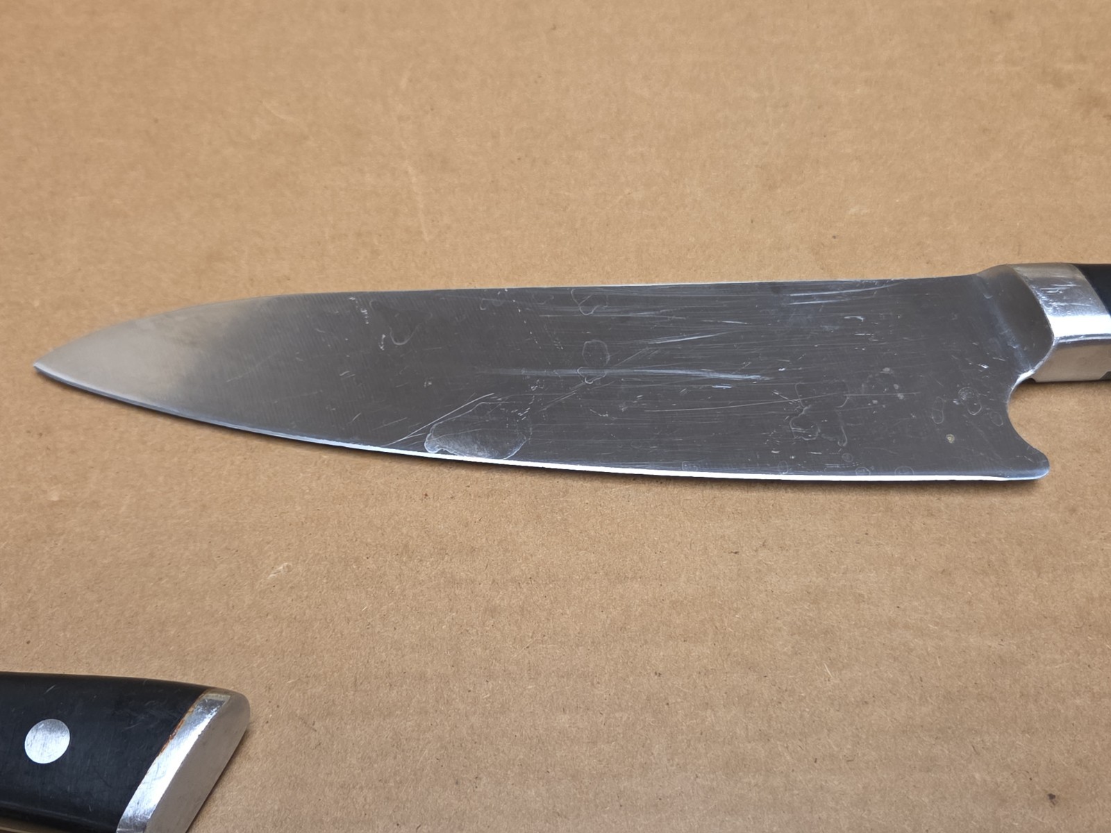 Schmidt Bros 3 Piece Knife Set BLACK No. 67 Chef Paring Santoku German Stainless