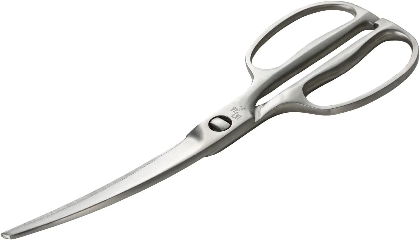 Kai KAI DH3346 Kitchen Scissors Seki Magoroku Disassembly Curved Forged All Stai