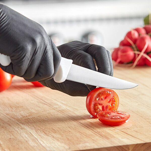 Choice 6″ Smooth Utility Knife with White Handle