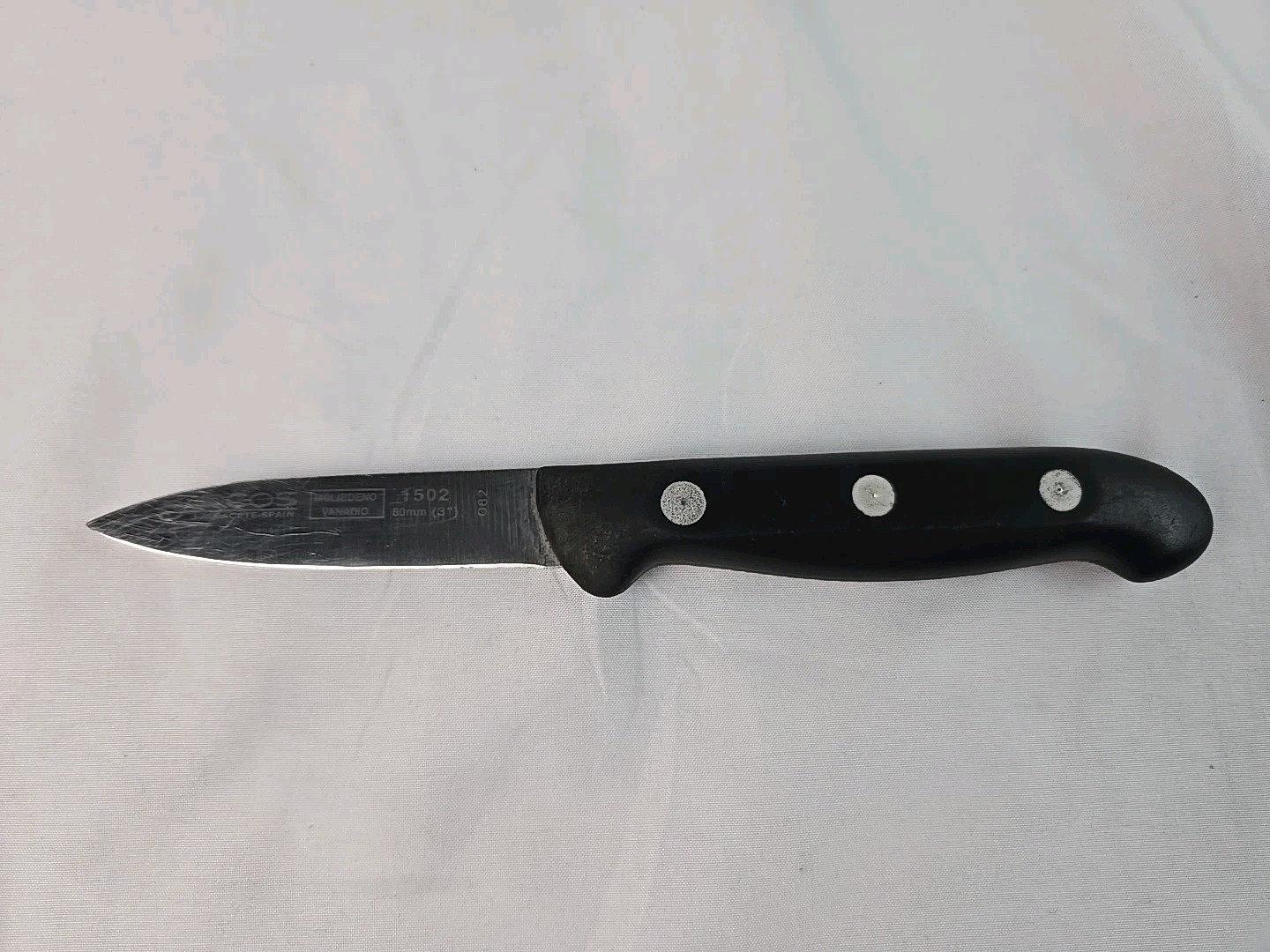 Arcos 80mm 1502 3″ Black Handled Knife