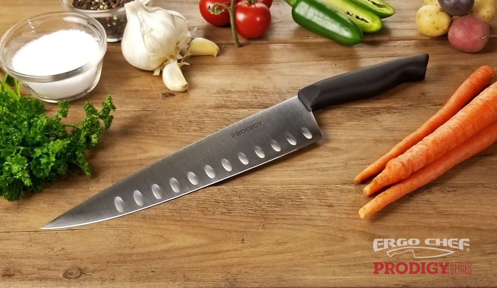 10 Inch Chef Knife NSF Tested Prodigy Series Ergo Chef (Out of box special)