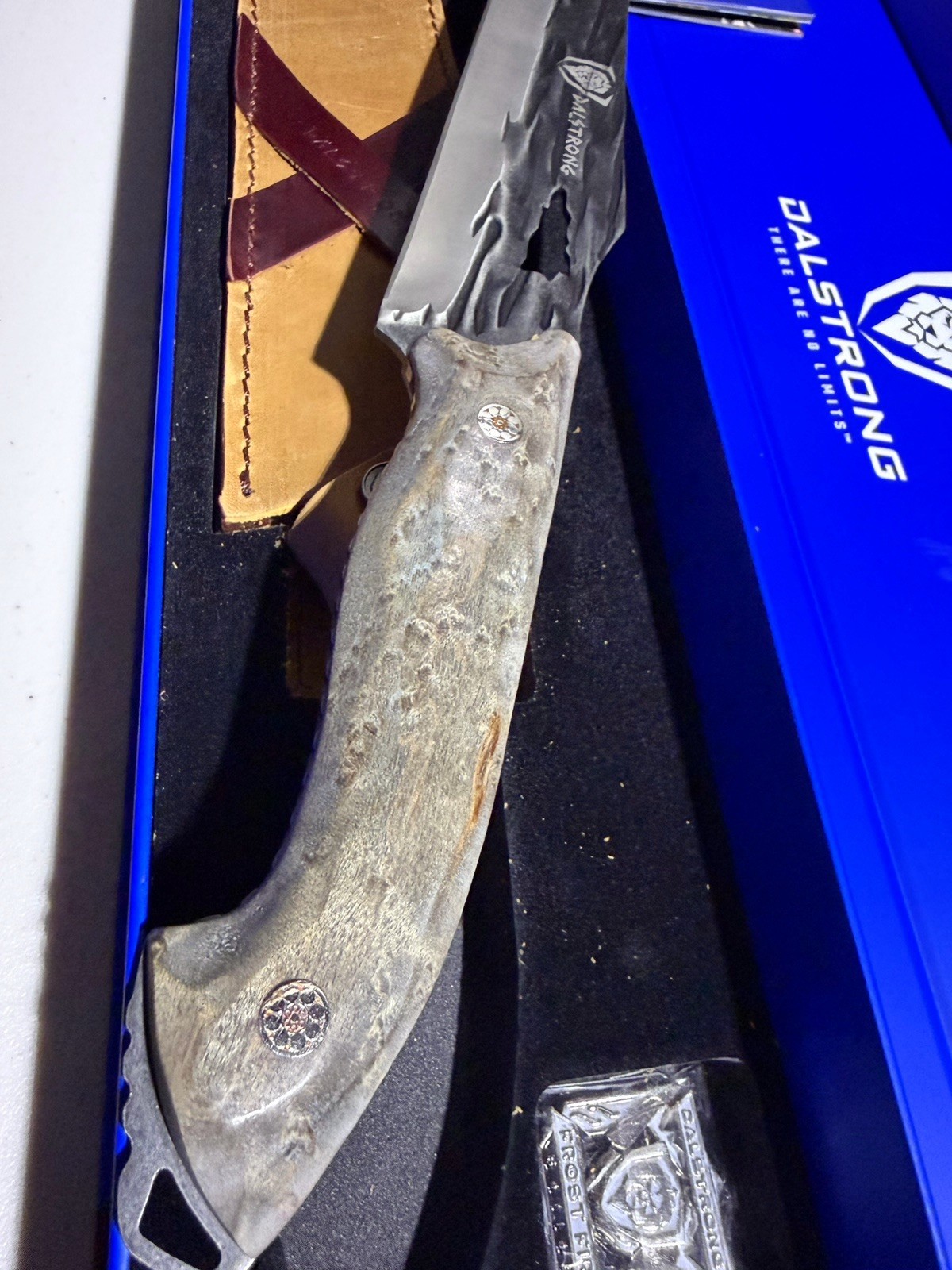 Dalstrong Barbarian Series 12 Slicing Carving Knife Swedish Steel Box Sheath