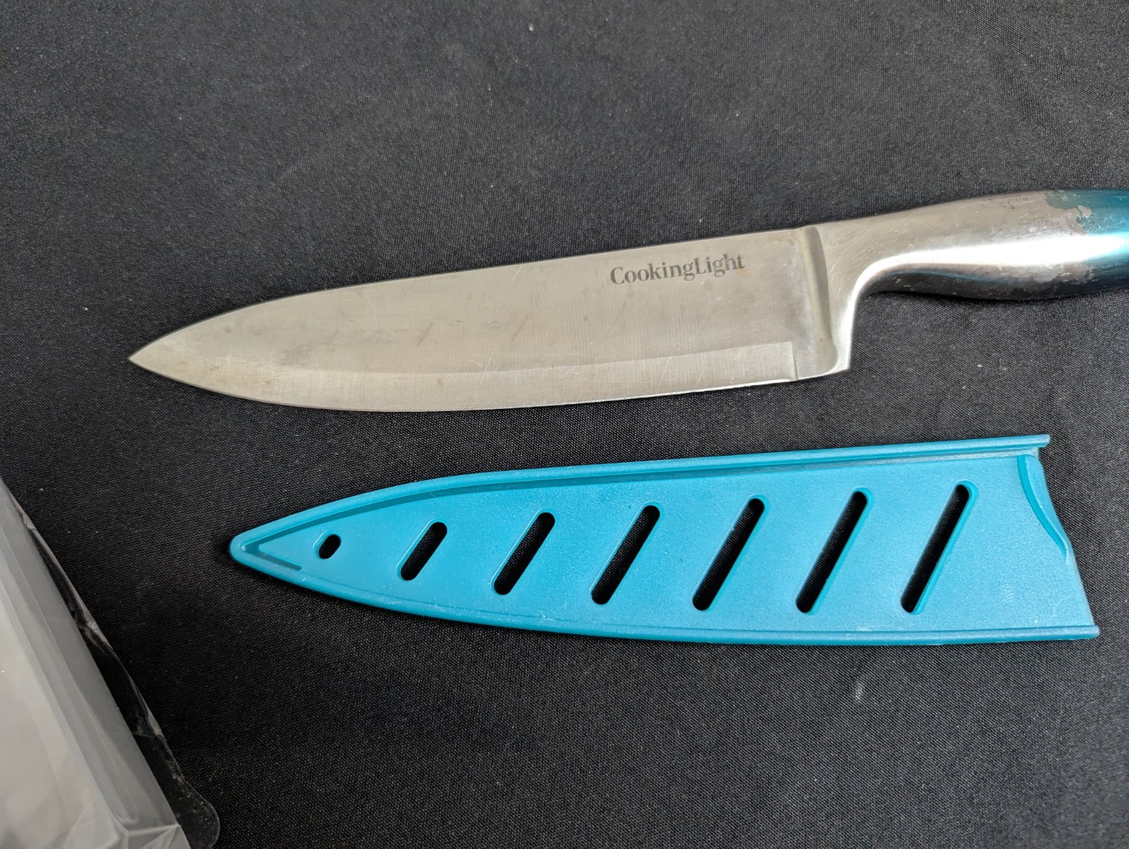 Cooking light 13″ chefs butcher kitchen knife teal