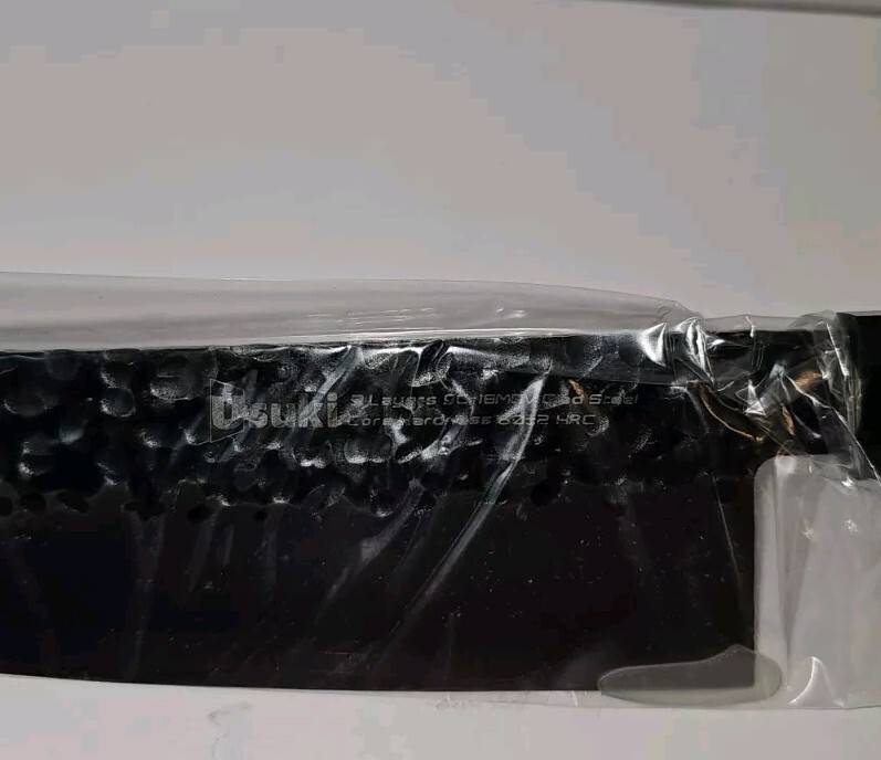 Usuki 8 Inch Japanese Chef Knife Professional 3 layers 9CR18MOV Clad Steel 60+2