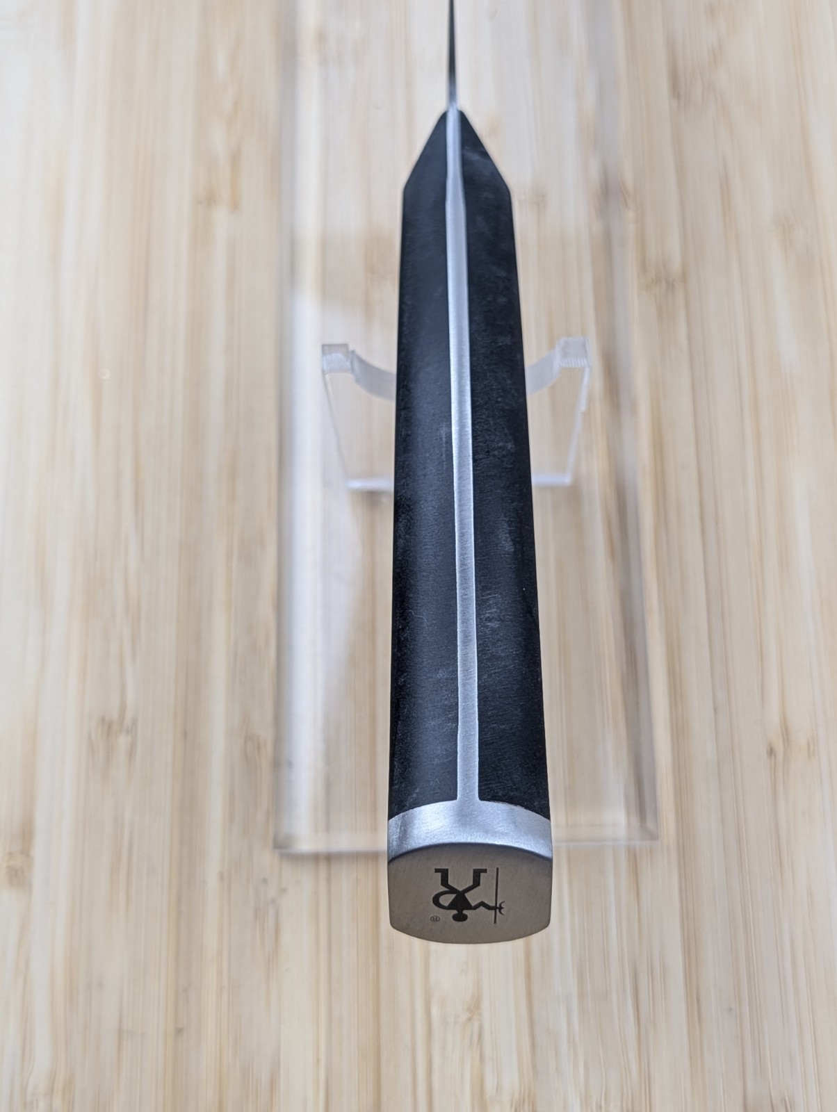 Henckels REFINED 7-in SANTOKU Knife, Stainless Steel, BLACK, 17317-180
