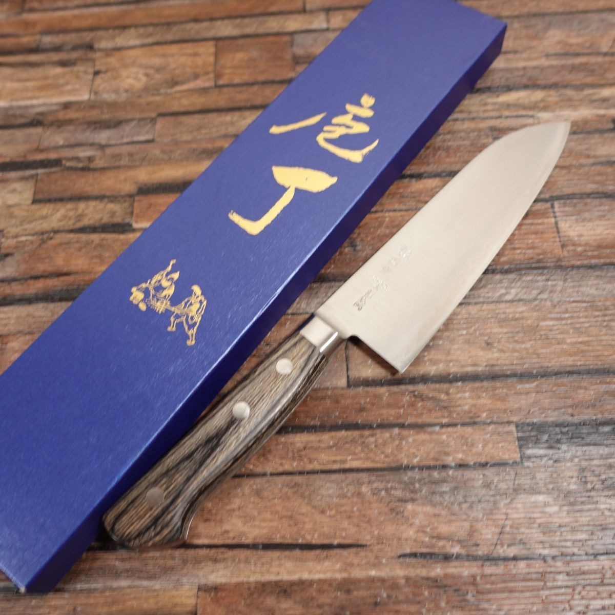 Kunishige 3-Pc Santoku Knife Set Stainless Steel Kitchen Cutlery All-Purpose
