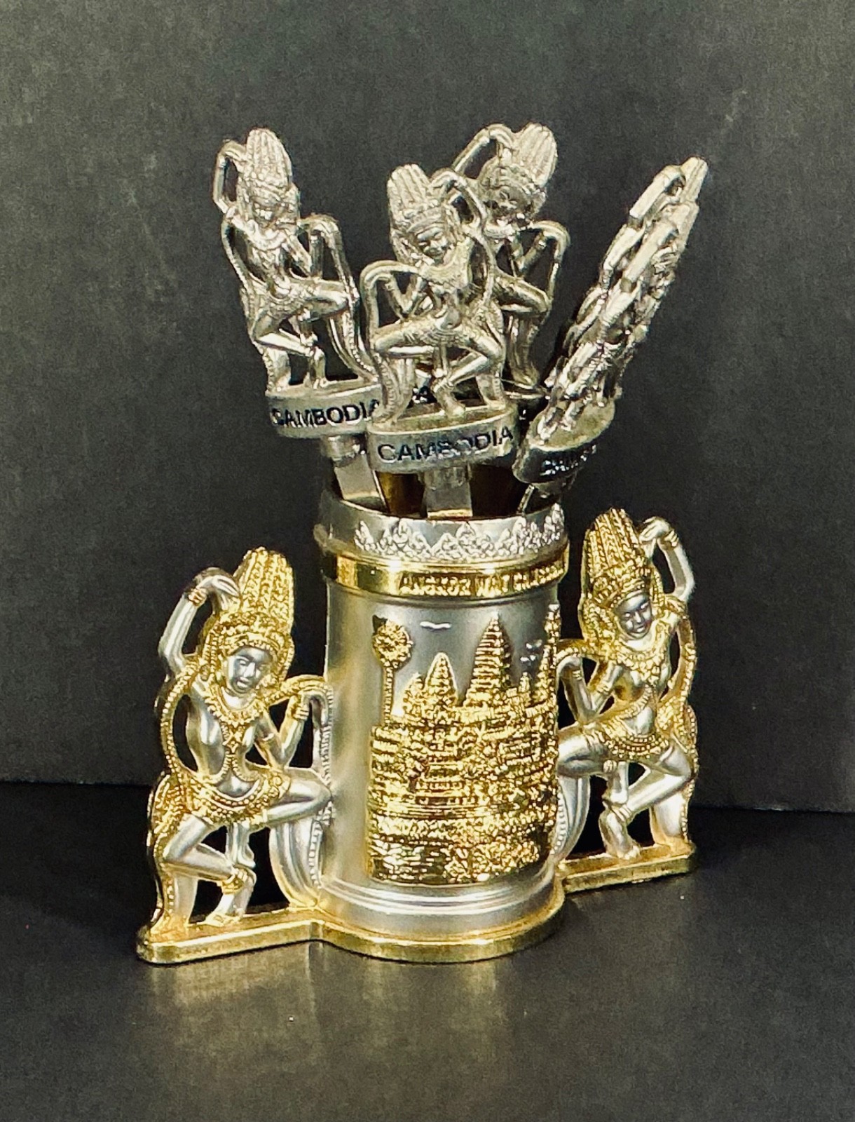 CUTLERY CAMBODIAN MINI 5 FORKS PIECE SET