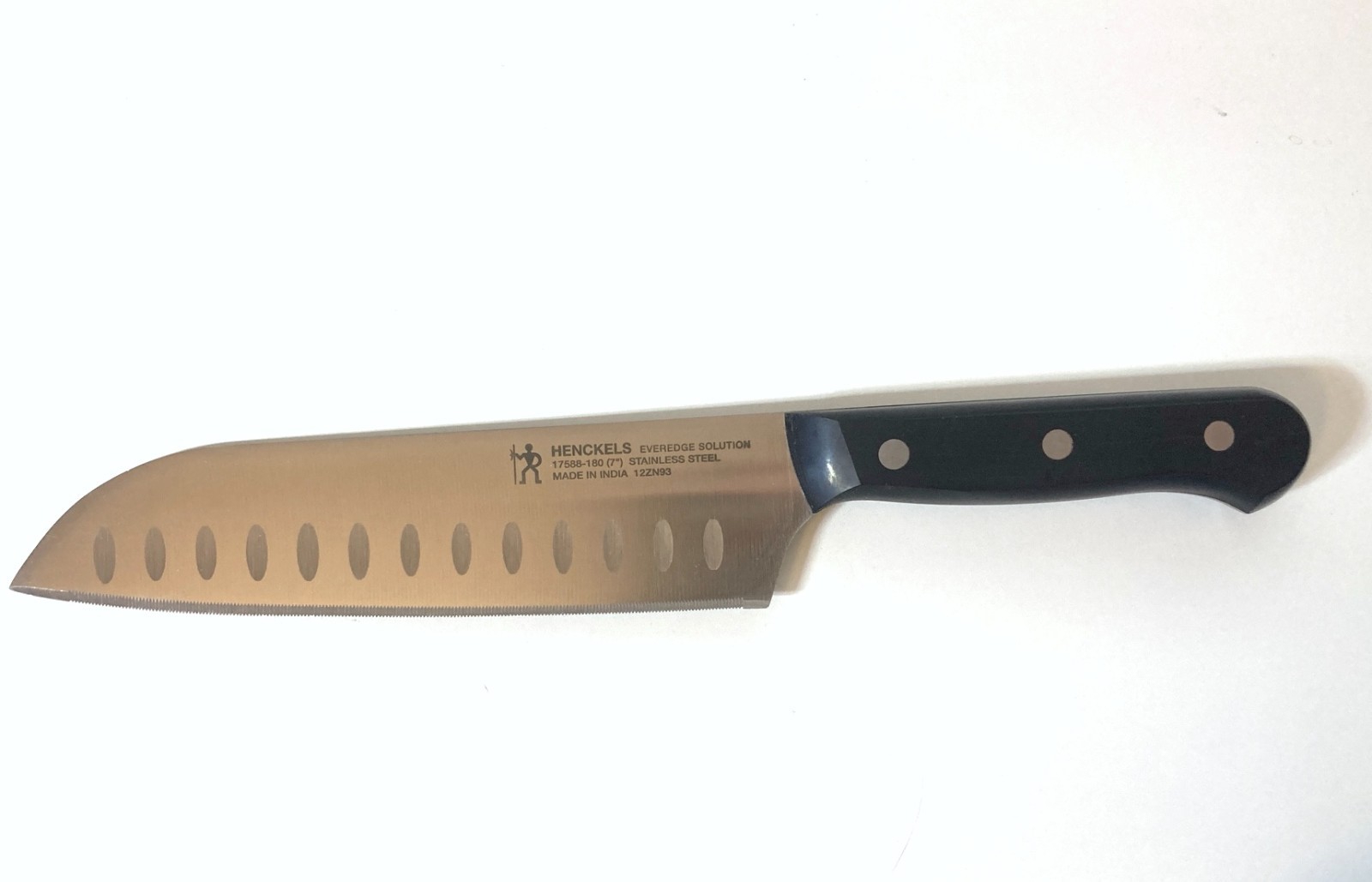 ZWILLING HENCKELS 17588-180 7″ SANTOKU KNIFE EVEREDGE SOLUTION MICROSERRATED NEW