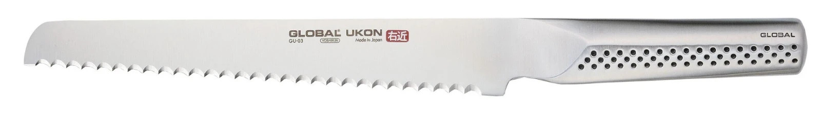 Global Ukon GU-03 – 8 1/2″ Bread Knife New in Box