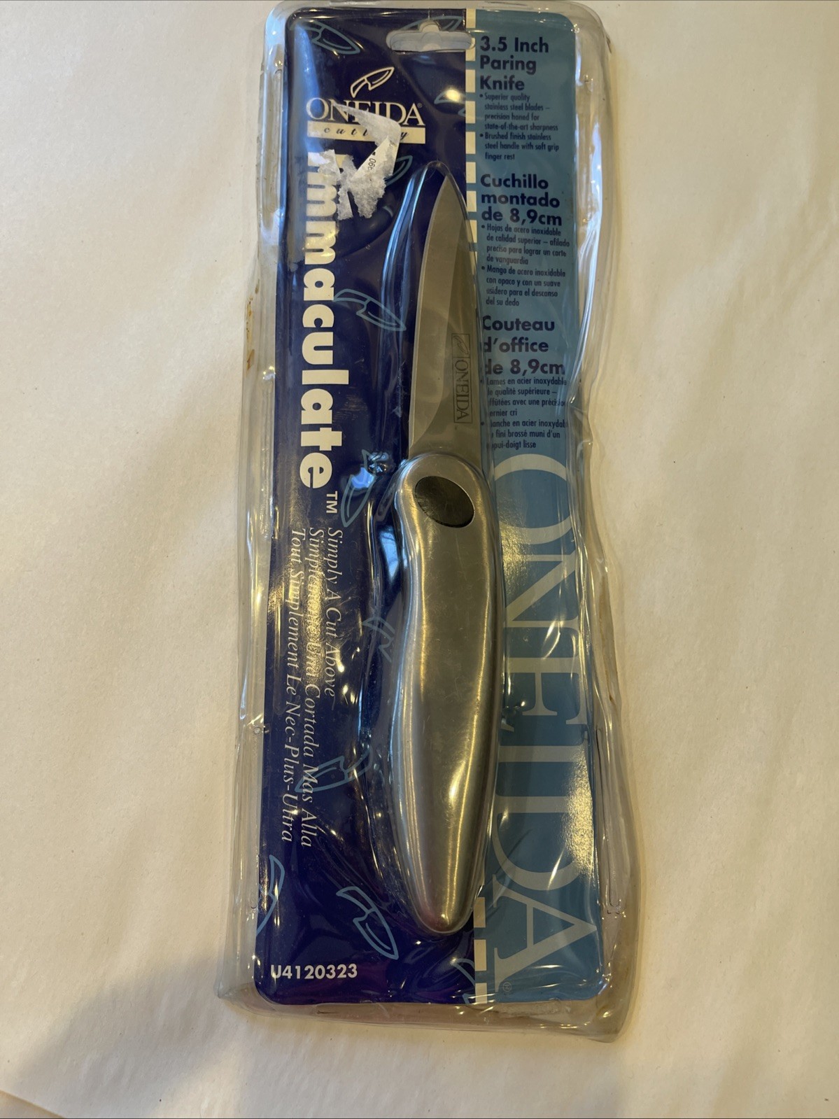 Oneida Cutlery Immaculate 3.5-inch paring knife. Paring Knife New In Box