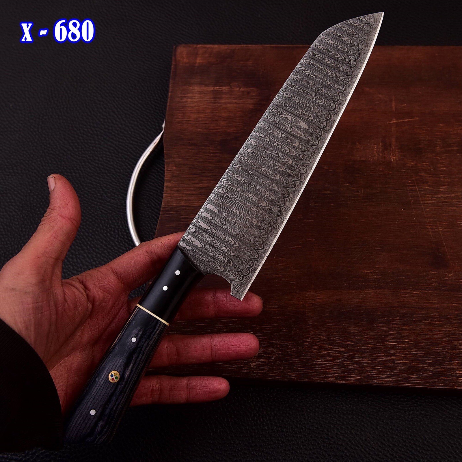 12 in Handmade Forged Damascus Steel CHEF Knives KITCHEN Bunka Knife Cutlery