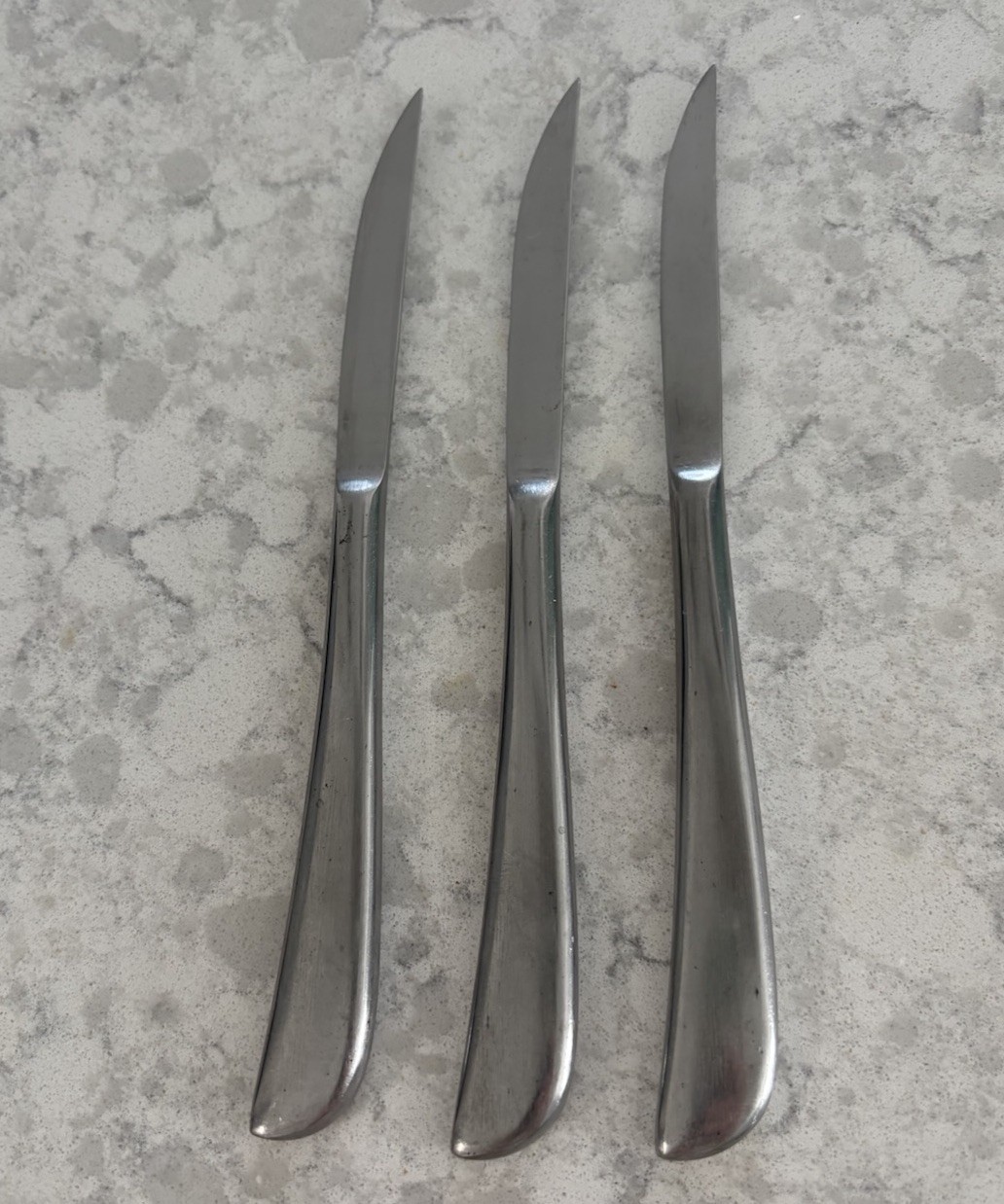 Supreme Cutlery Corp Stainless Steel Italy Steak Knives Set Of 3