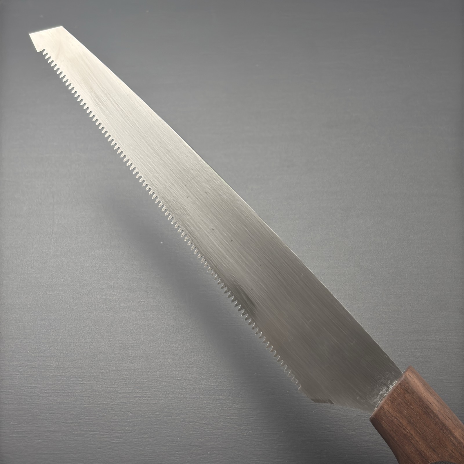 Kiruya きるや Japanese Handmade Food Saw Knife 180mm Stainless Miki Wood Box