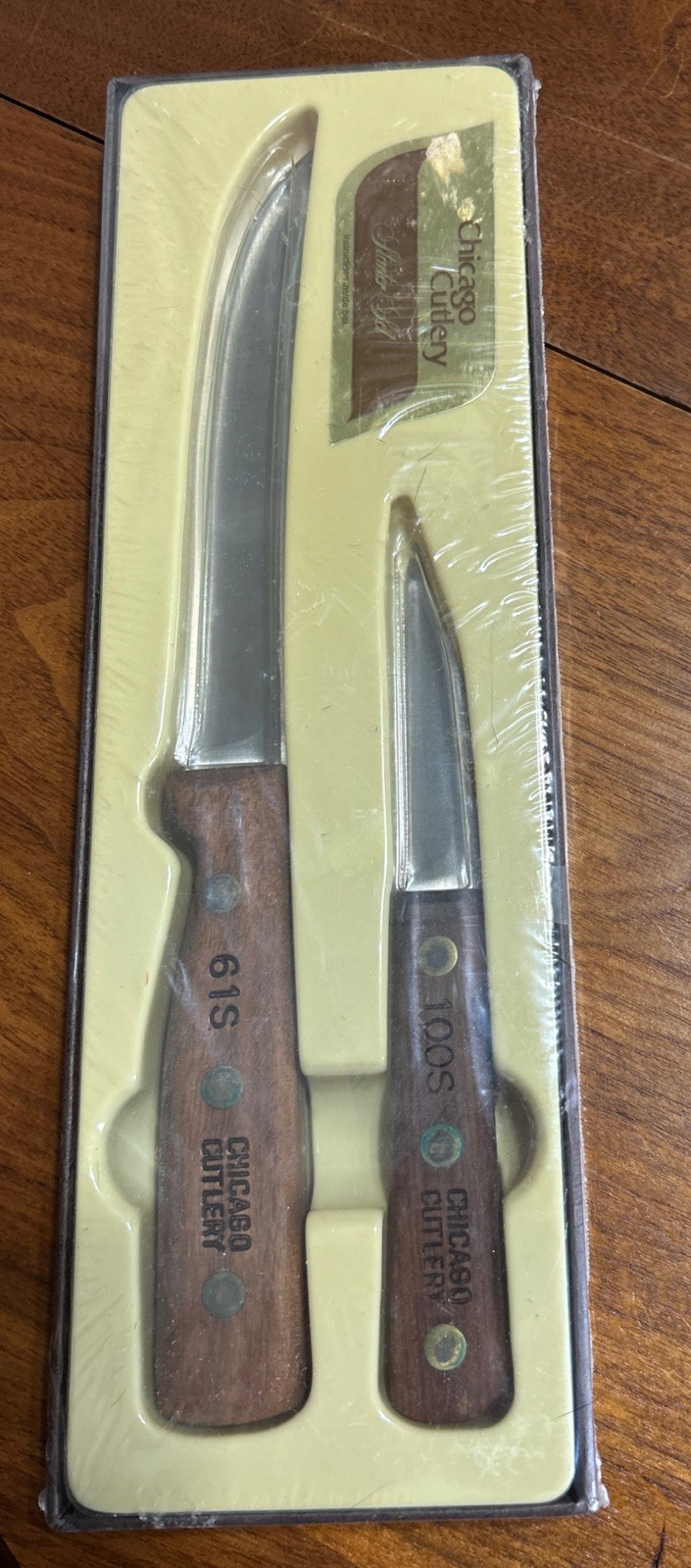 NOS CHICAGO CUTLERY Carving Set Meat Slicer Knife Kitchen 100S & 61S New
