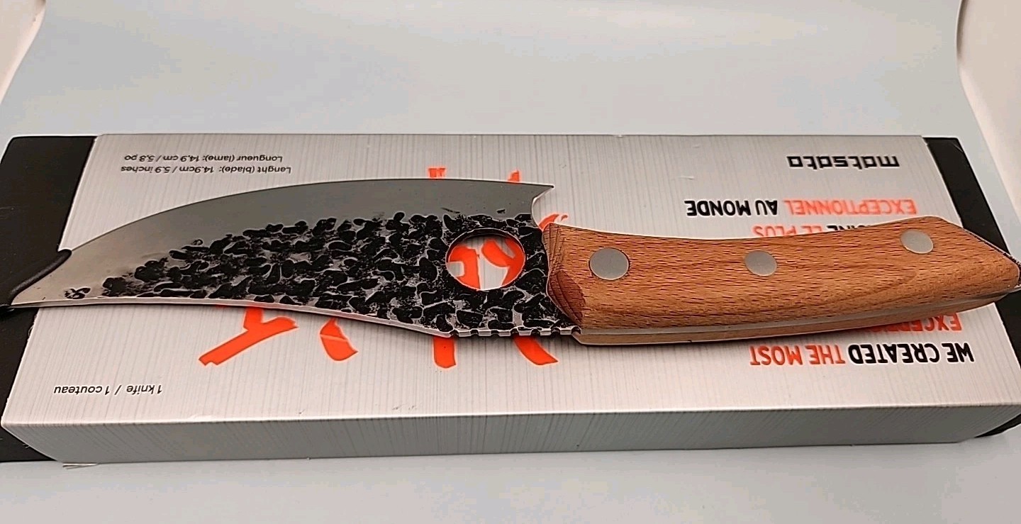 Lot of 2 Matsato Huusk Japanese Chef kitchen Knife 5.9″ Stainless Steel 4CR14