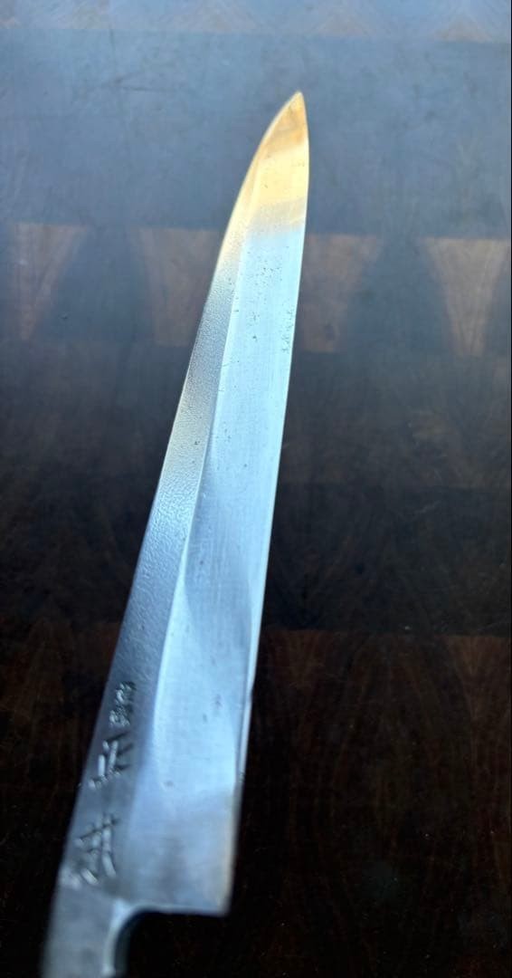 Masamoto Tsukiji Kasumi Yanagiba Sashimi Knife 240mm 9.4″ White Steel Japanese