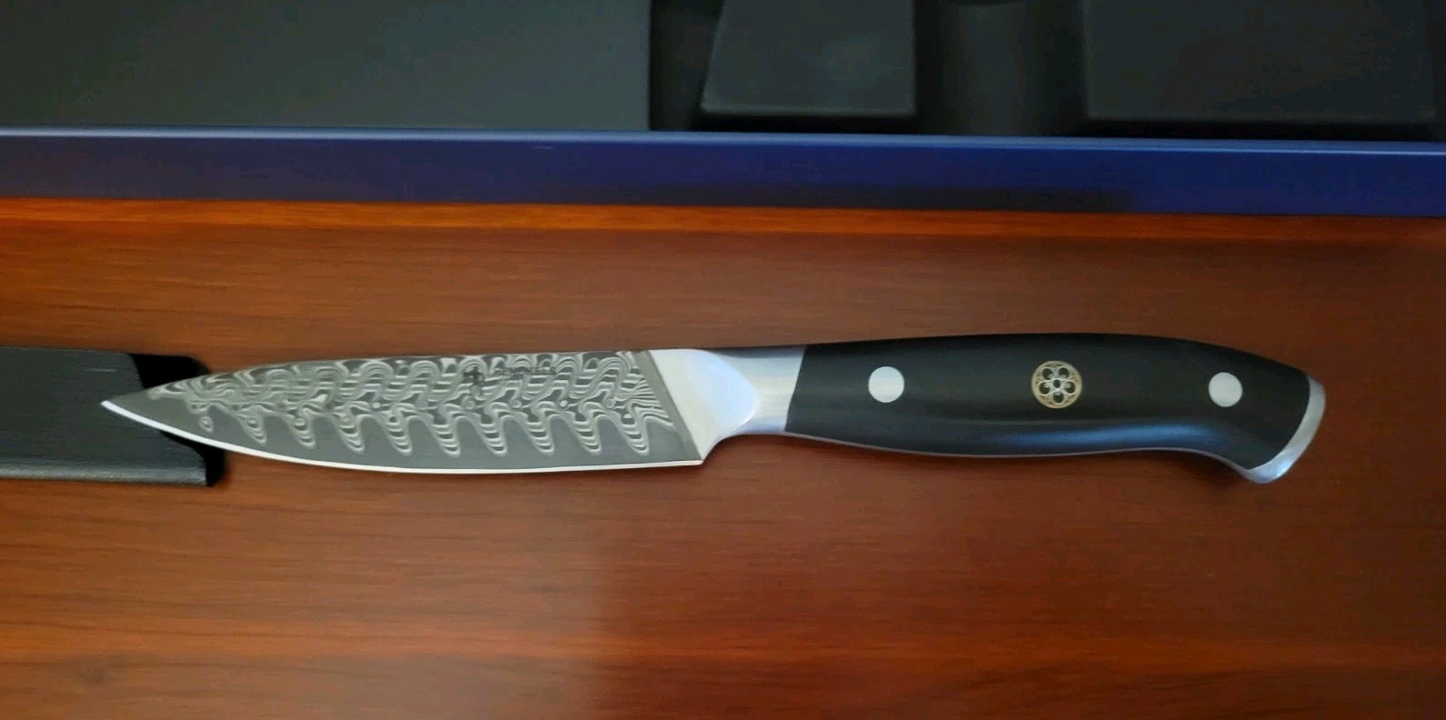 Henckels 4″ Compass Damascus Chef’s Knife D60 Forged Kitchen Cutlery NEW IN BOX
