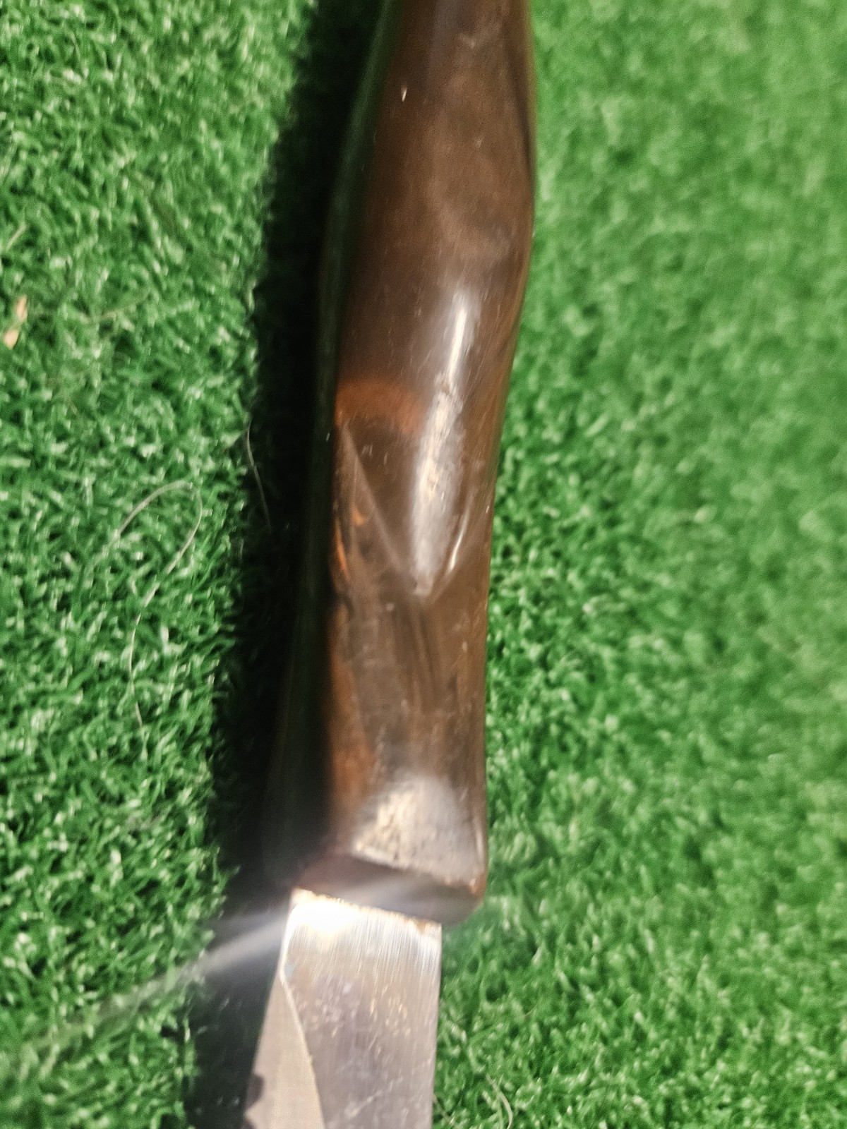 Cutco 1759 Serrated Table Knive Classic Brown Swirl Ergonomic Handle.