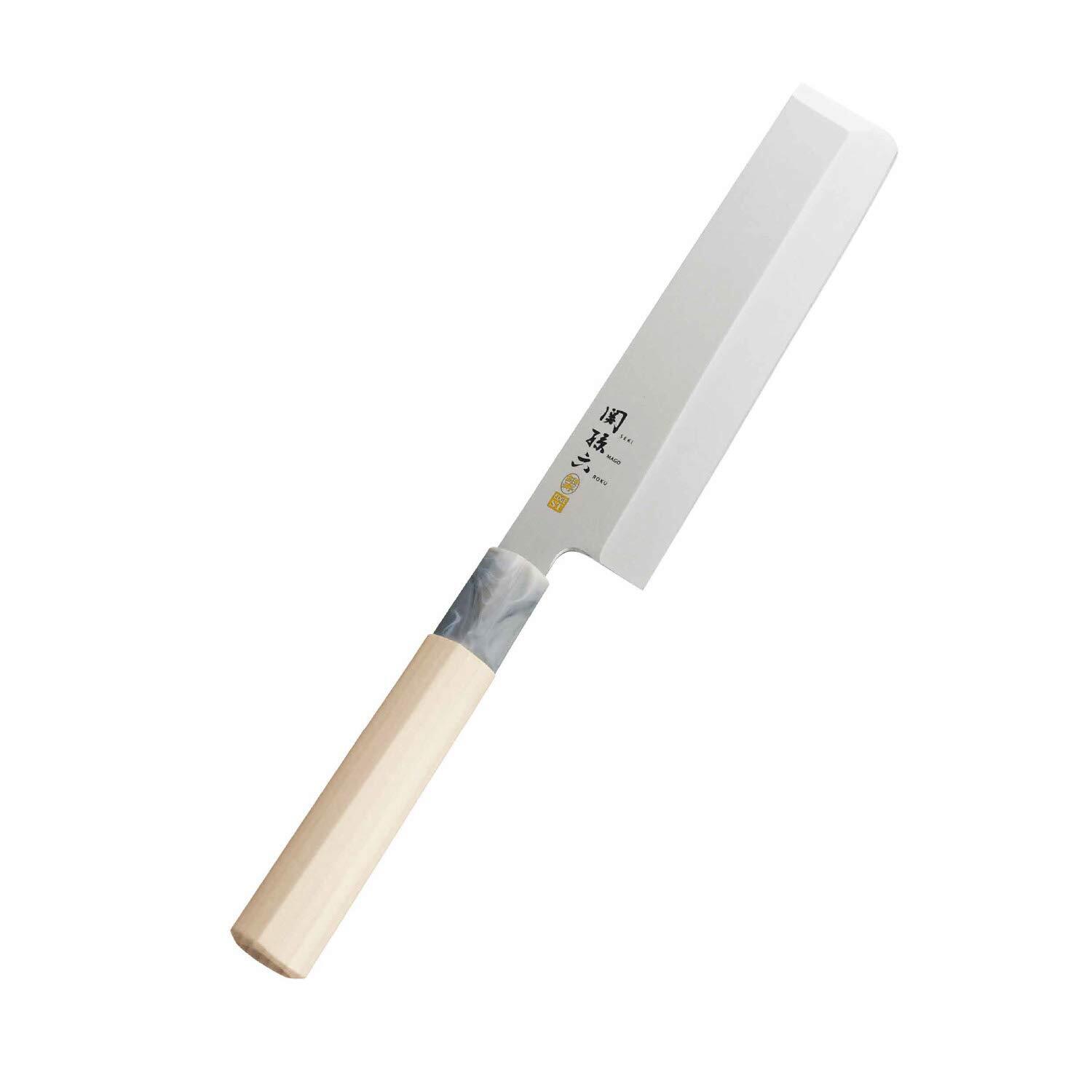 KAI Japanese knife thin blade Seki Sonroku 165mm stainless steel Ginju AK5070